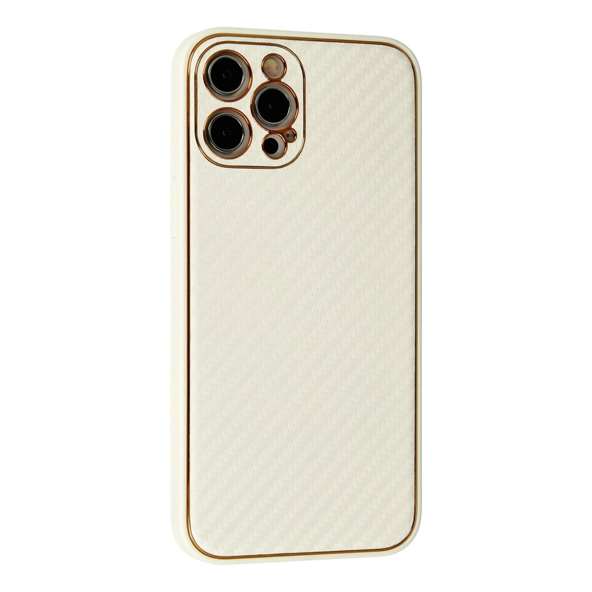 Apple İphone 12 Pro Max Kılıf Coco Karbon Silikon - Beyaz Apple İphone 12 Pro Max Kılıf Coco Karbon Silikon - Beyaz