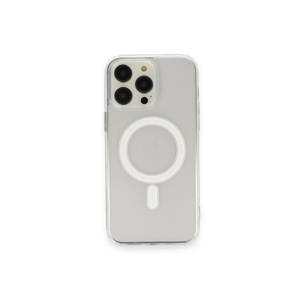Apple İphone 14 Pro Kılıf Matte Şeffaf Magneticsafe - Şeffaf