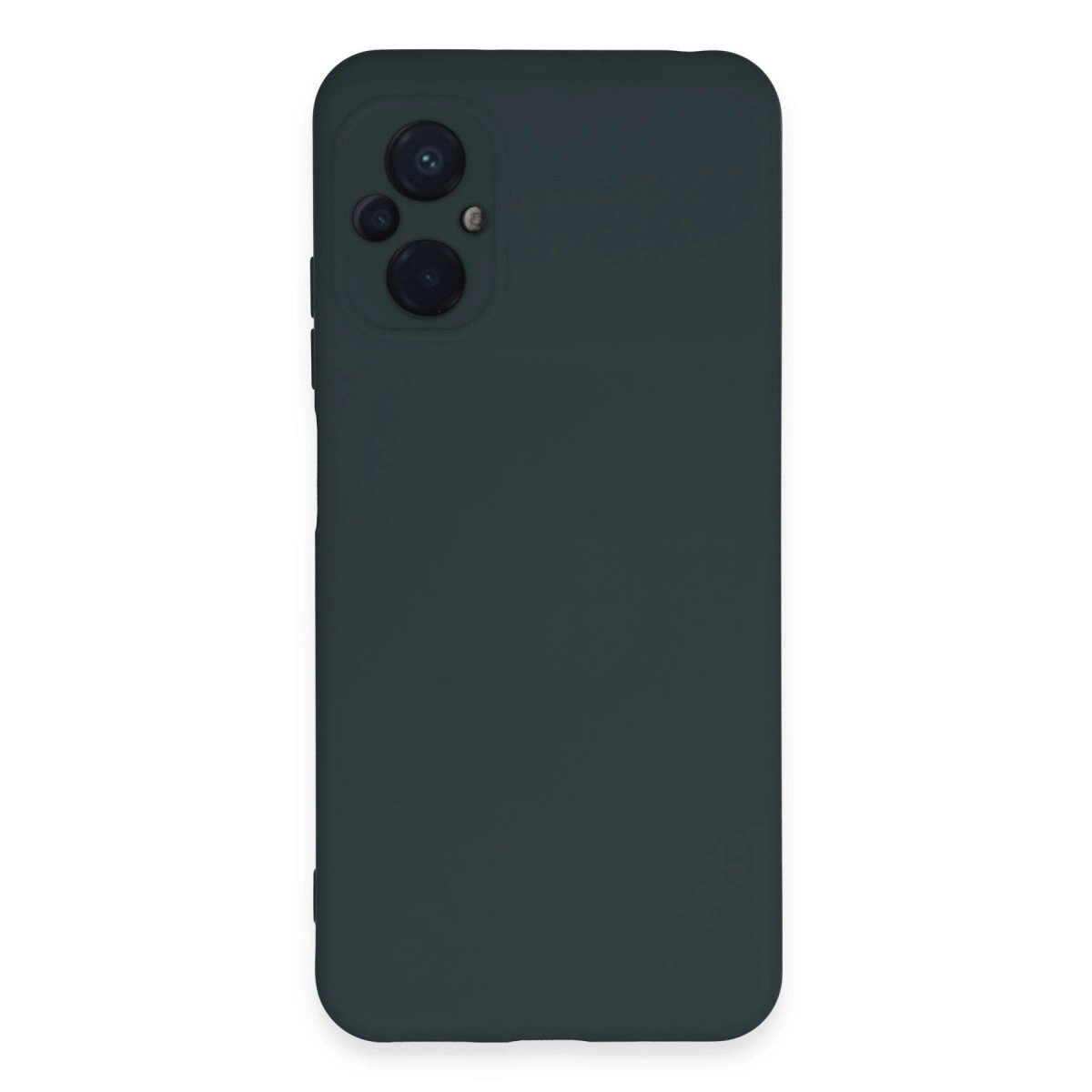 Xiaomi Poco M5 Kılıf Nano İçi Kadife Silikon - Koyu Yeşil Xiaomi Poco M5 Kılıf Nano İçi Kadife Silikon - Koyu Yeşil
