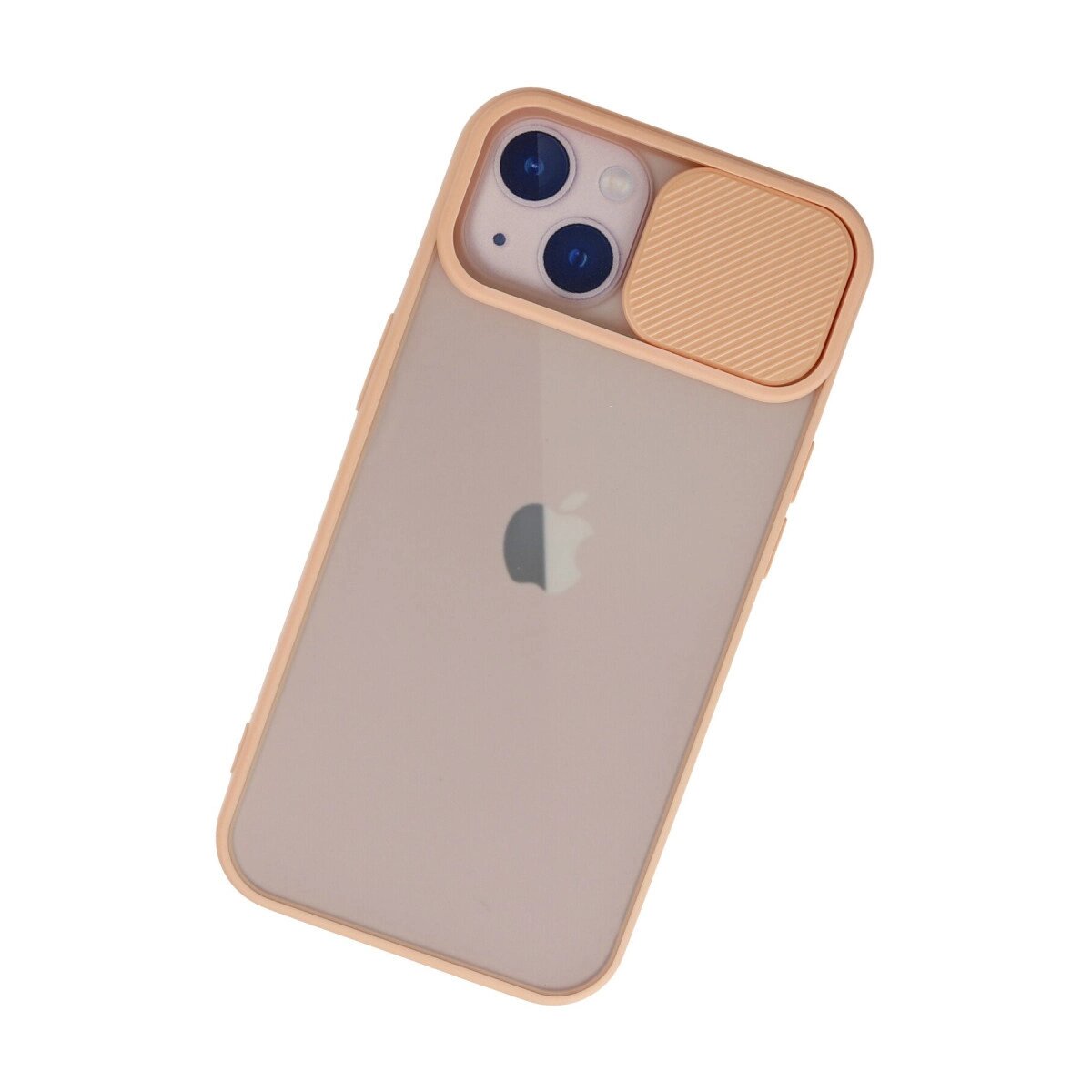 Apple İphone 13 Kılıf Palm Buzlu Kamera Sürgülü Silikon - Pembe Apple İphone 13 Kılıf Palm Buzlu Kamera Sürgülü Silikon - Pembe