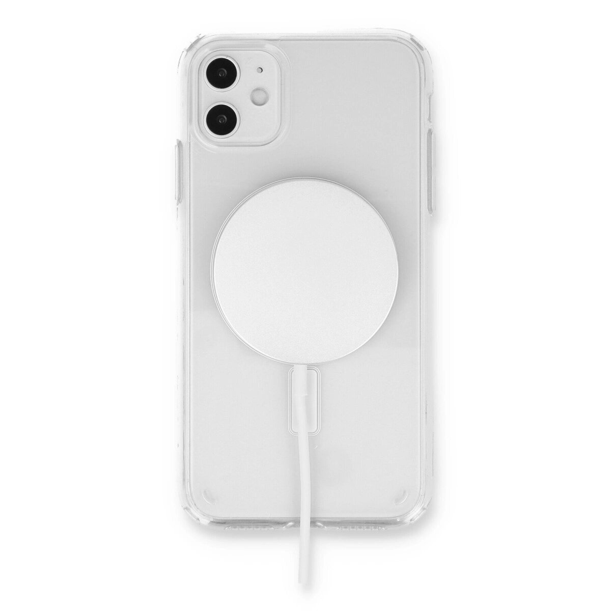 Apple İphone 11 Kılıf Pc Real Magsafe Kapak - Şeffaf Apple İphone 11 Kılıf Pc Real Magsafe Kapak - Şeffaf