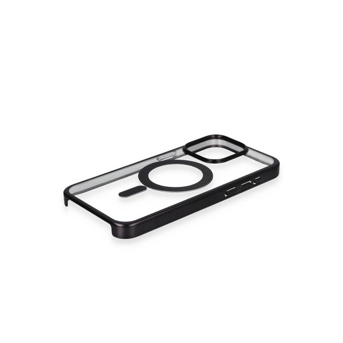 Apple İphone 15 Pro Max Kılıf Erozi Magsafe Kapak - Siyah Apple İphone 15 Pro Max Kılıf Erozi Magsafe Kapak - Siyah