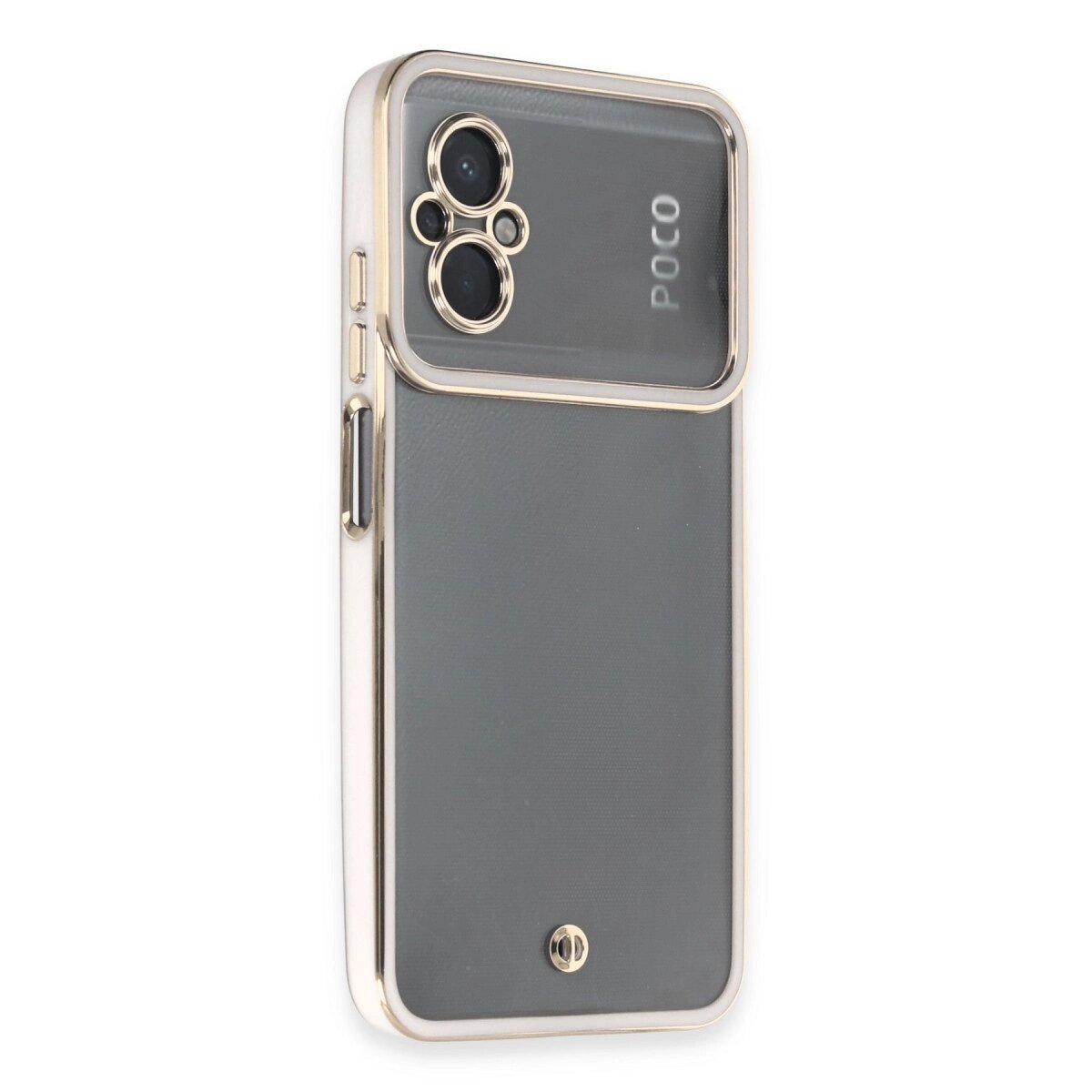 Xiaomi Poco M5 Kılıf Liva Lens Silikon - Beyaz Xiaomi Poco M5 Kılıf Liva Lens Silikon - Beyaz