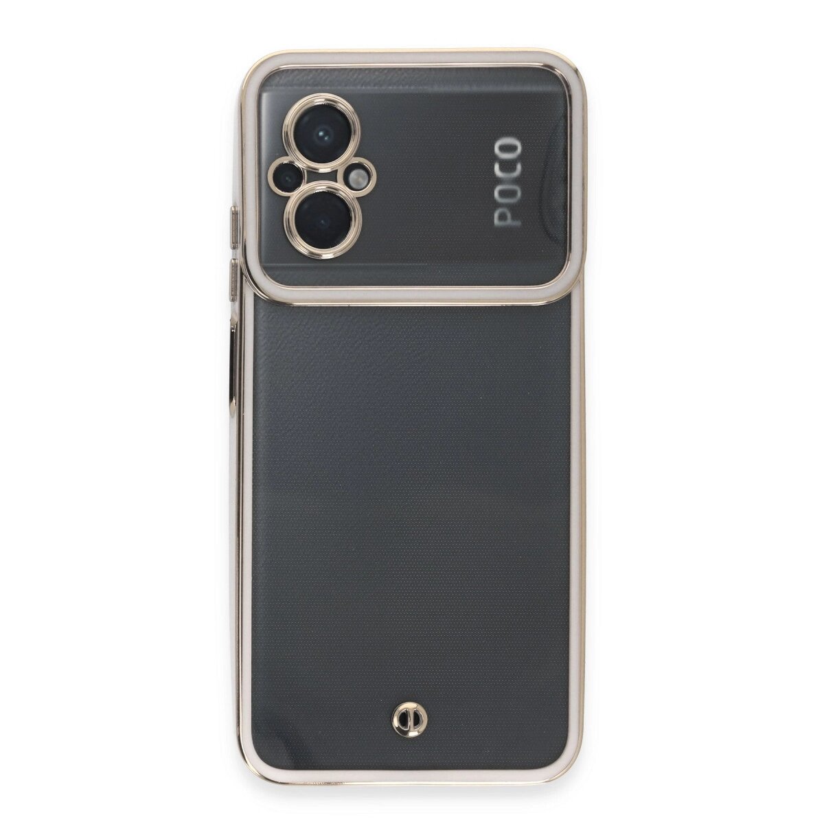 Xiaomi Poco M5 Kılıf Liva Lens Silikon - Beyaz Xiaomi Poco M5 Kılıf Liva Lens Silikon - Beyaz