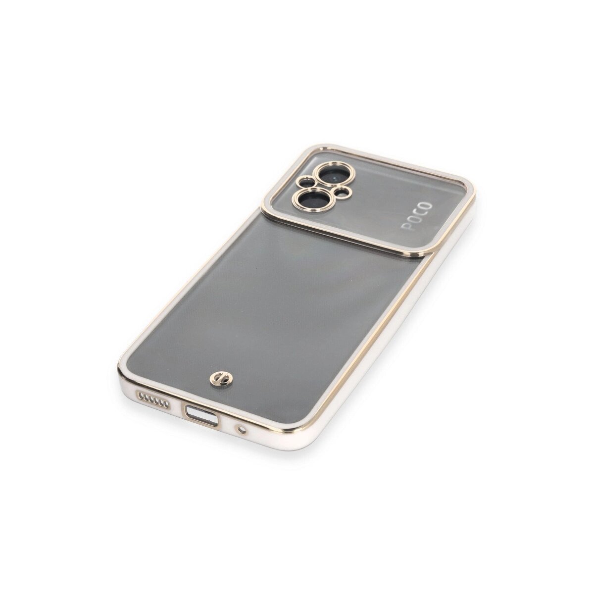 Xiaomi Poco M5 Kılıf Liva Lens Silikon - Beyaz Xiaomi Poco M5 Kılıf Liva Lens Silikon - Beyaz