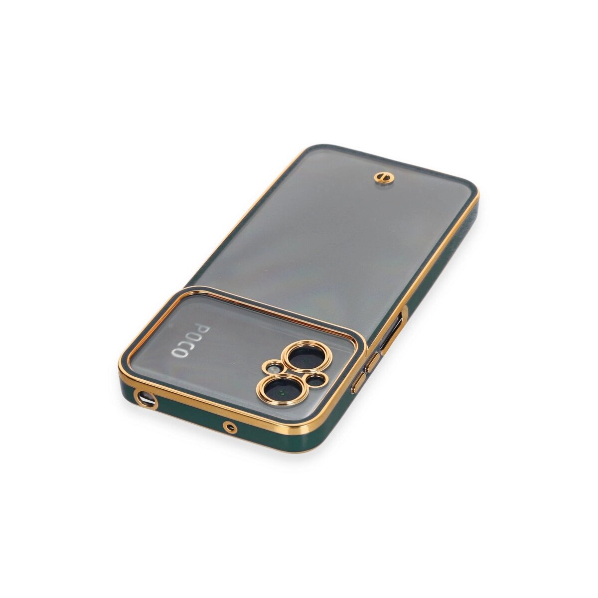 Xiaomi Poco M5 Kılıf Liva Lens Silikon - Yeşil Xiaomi Poco M5 Kılıf Liva Lens Silikon - Yeşil