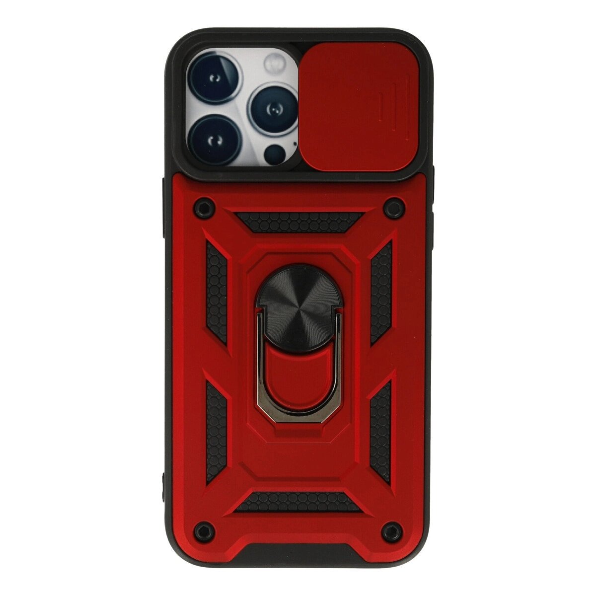 Apple İphone 13 Pro Kılıf Pars Lens Yüzüklü Silikon - Kırmızı Apple İphone 13 Pro Kılıf Pars Lens Yüzüklü Silikon - Kırmızı