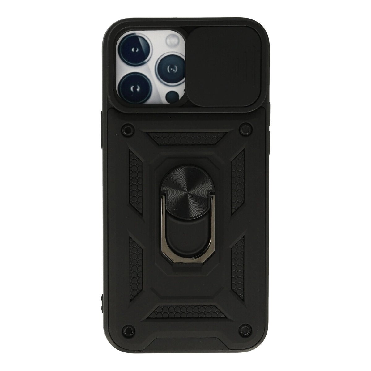 Apple İphone 13 Pro Max Kılıf Pars Lens Yüzüklü Silikon - Siyah Apple İphone 13 Pro Max Kılıf Pars Lens Yüzüklü Silikon - Siyah