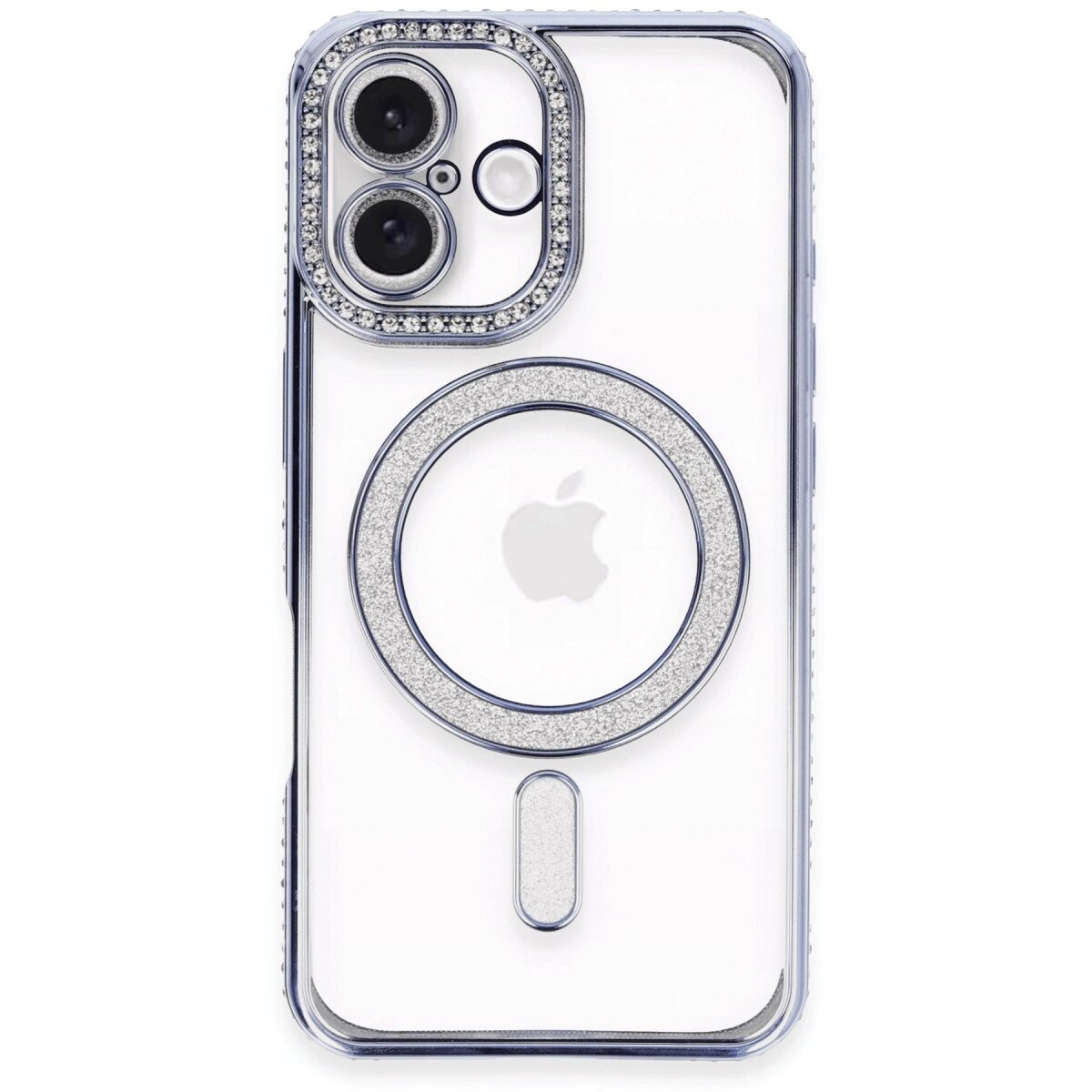 Apple İphone 16 Kılıf Joke Simli Magneticsafe Kılıf - Mavi Apple İphone 16 Kılıf Joke Simli Magneticsafe Kılıf - Mavi