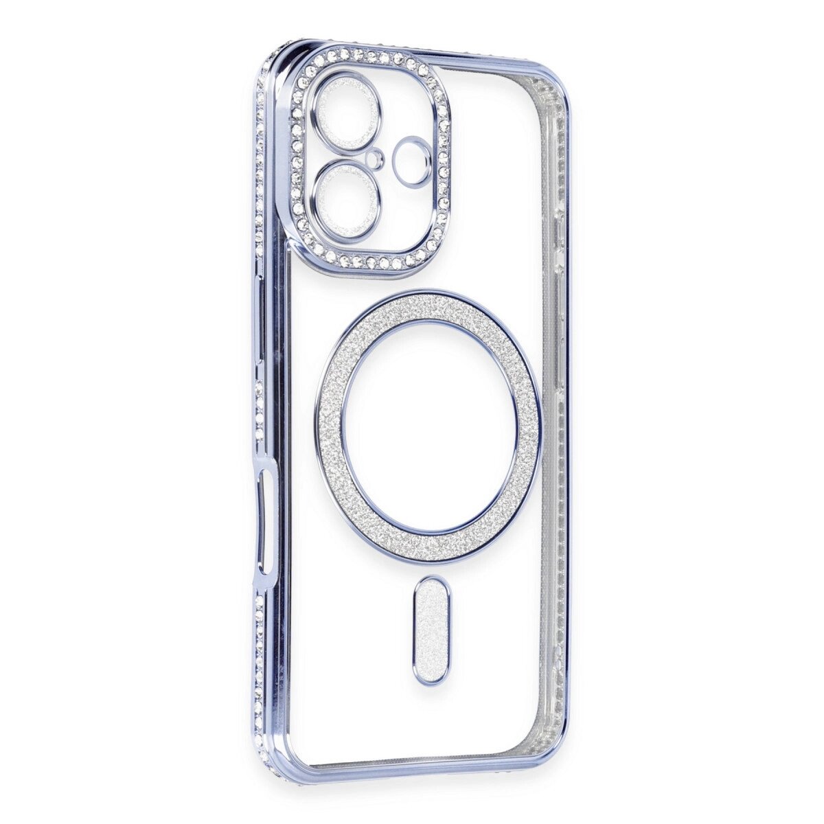 Apple İphone 16 Kılıf Joke Simli Magneticsafe Kılıf - Mavi Apple İphone 16 Kılıf Joke Simli Magneticsafe Kılıf - Mavi