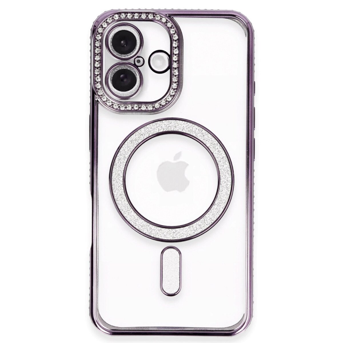 Apple İphone 16 Plus Kılıf Joke Simli Magneticsafe Kılıf - Derin Mor Apple İphone 16 Plus Kılıf Joke Simli Magneticsafe Kılıf - Derin Mor