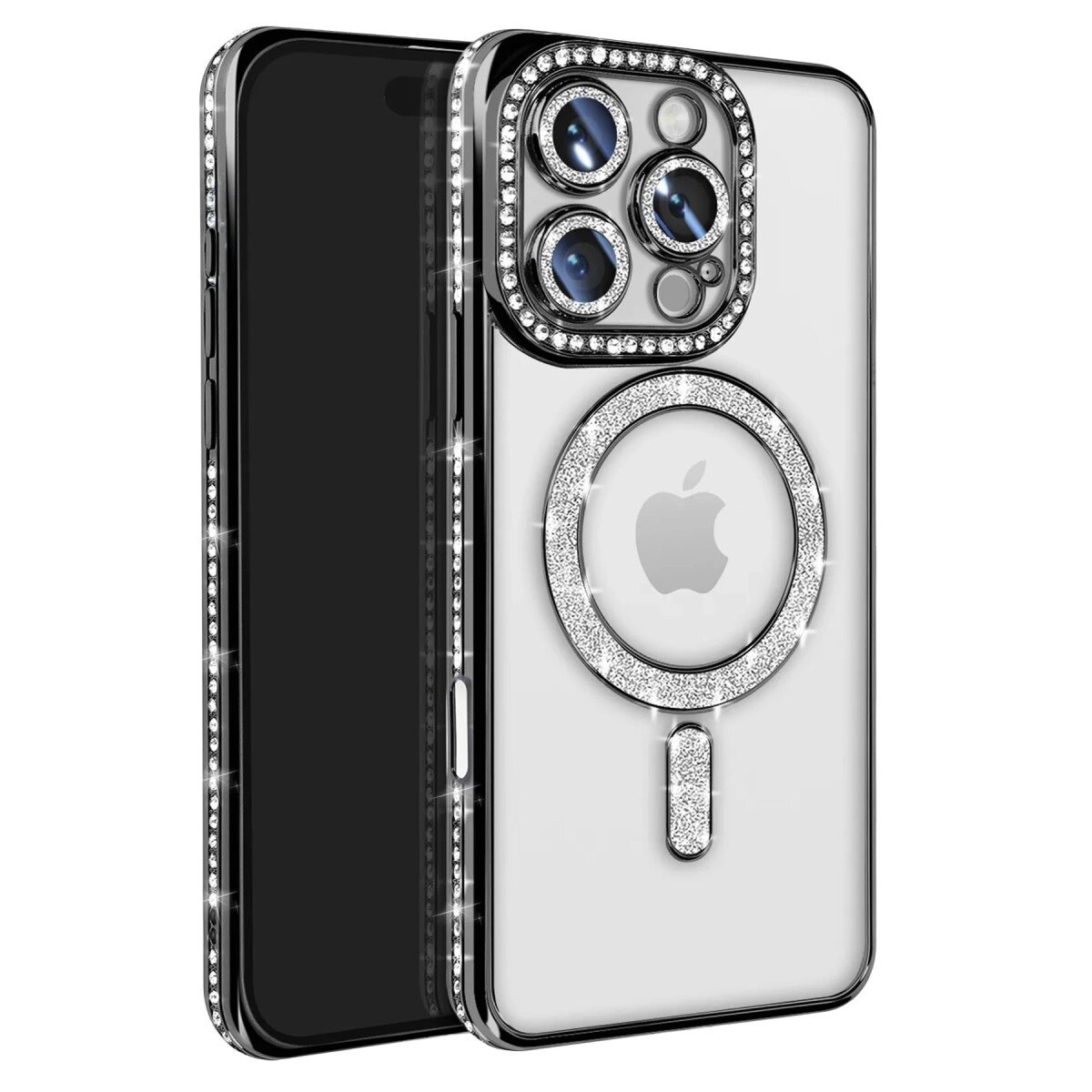 Apple İphone 16 Pro Max Kılıf Joke Simli Magneticsafe Kılıf - Siyah Apple İphone 16 Pro Max Kılıf Joke Simli Magneticsafe Kılıf - Siyah