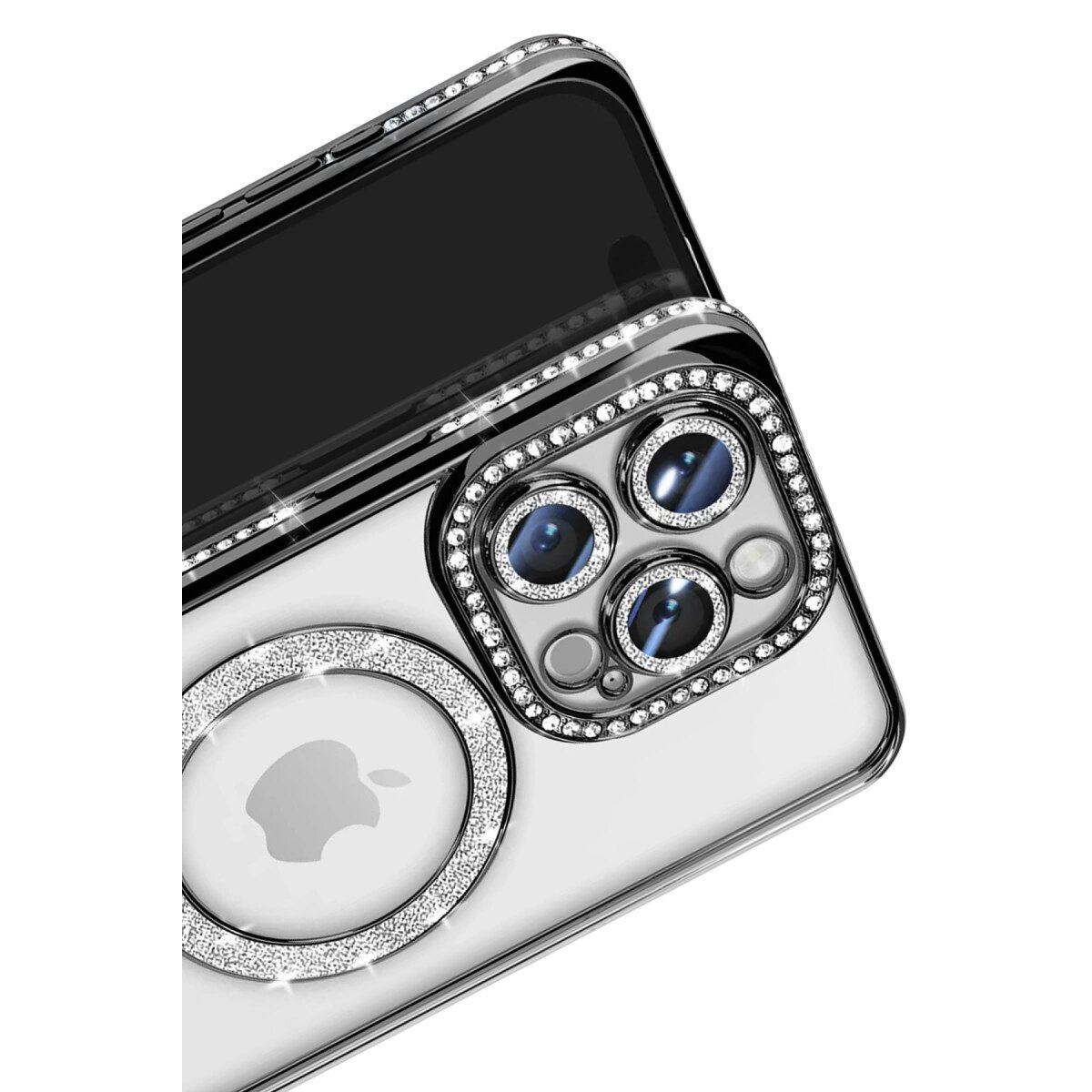 Apple İphone 16 Pro Max Kılıf Joke Simli Magneticsafe Kılıf - Siyah Apple İphone 16 Pro Max Kılıf Joke Simli Magneticsafe Kılıf - Siyah