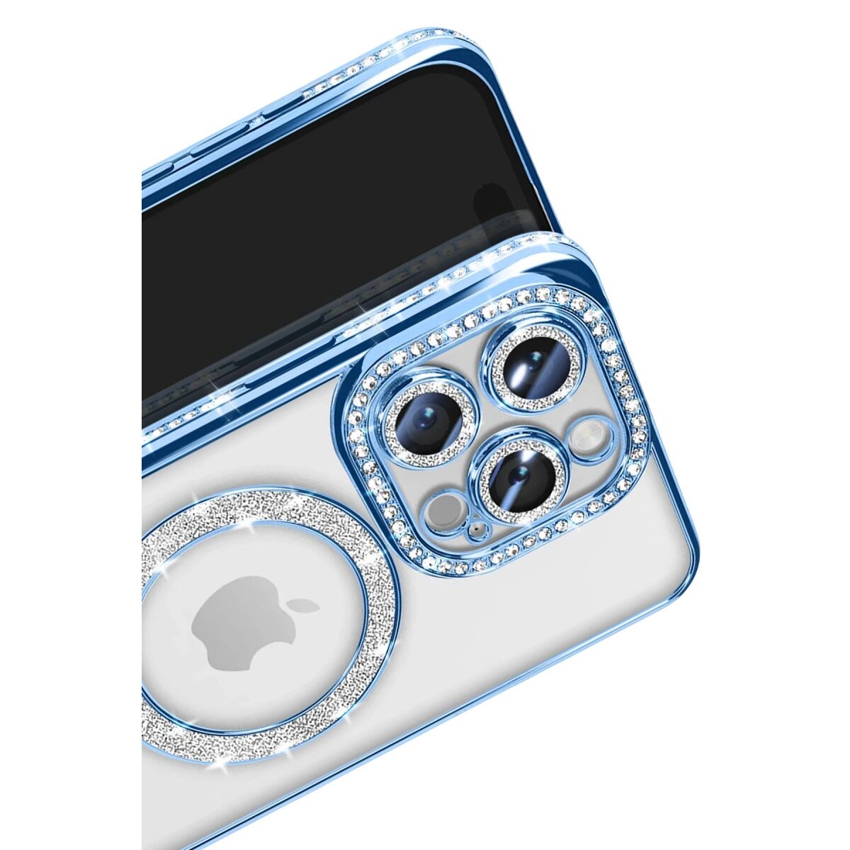 Apple İphone 16 Pro Max Kılıf Joke Simli Magneticsafe Kılıf - Mavi Apple İphone 16 Pro Max Kılıf Joke Simli Magneticsafe Kılıf - Mavi