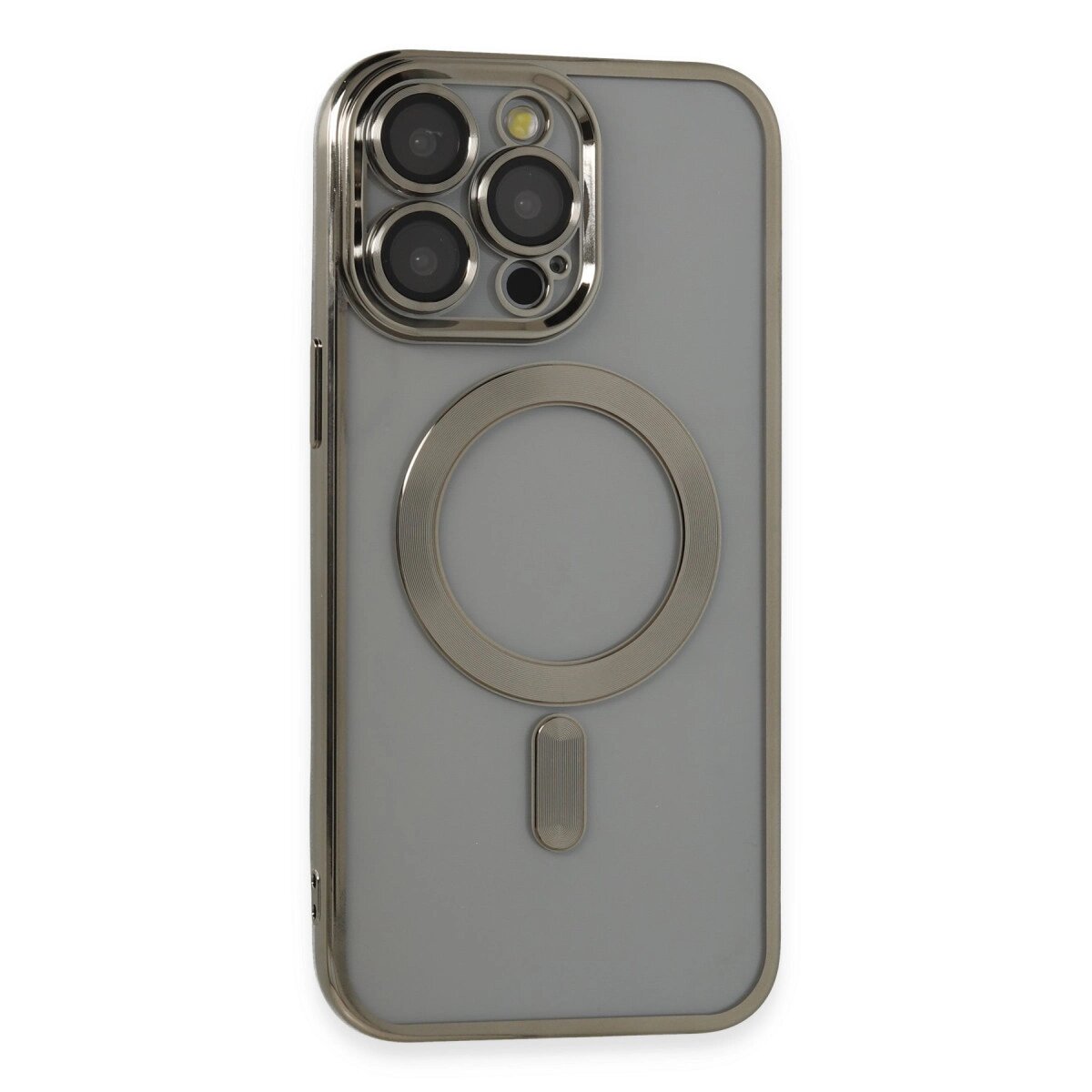 Apple İphone 14 Pro Max Kılıf Kross Magneticsafe Kapak - Titan Gri