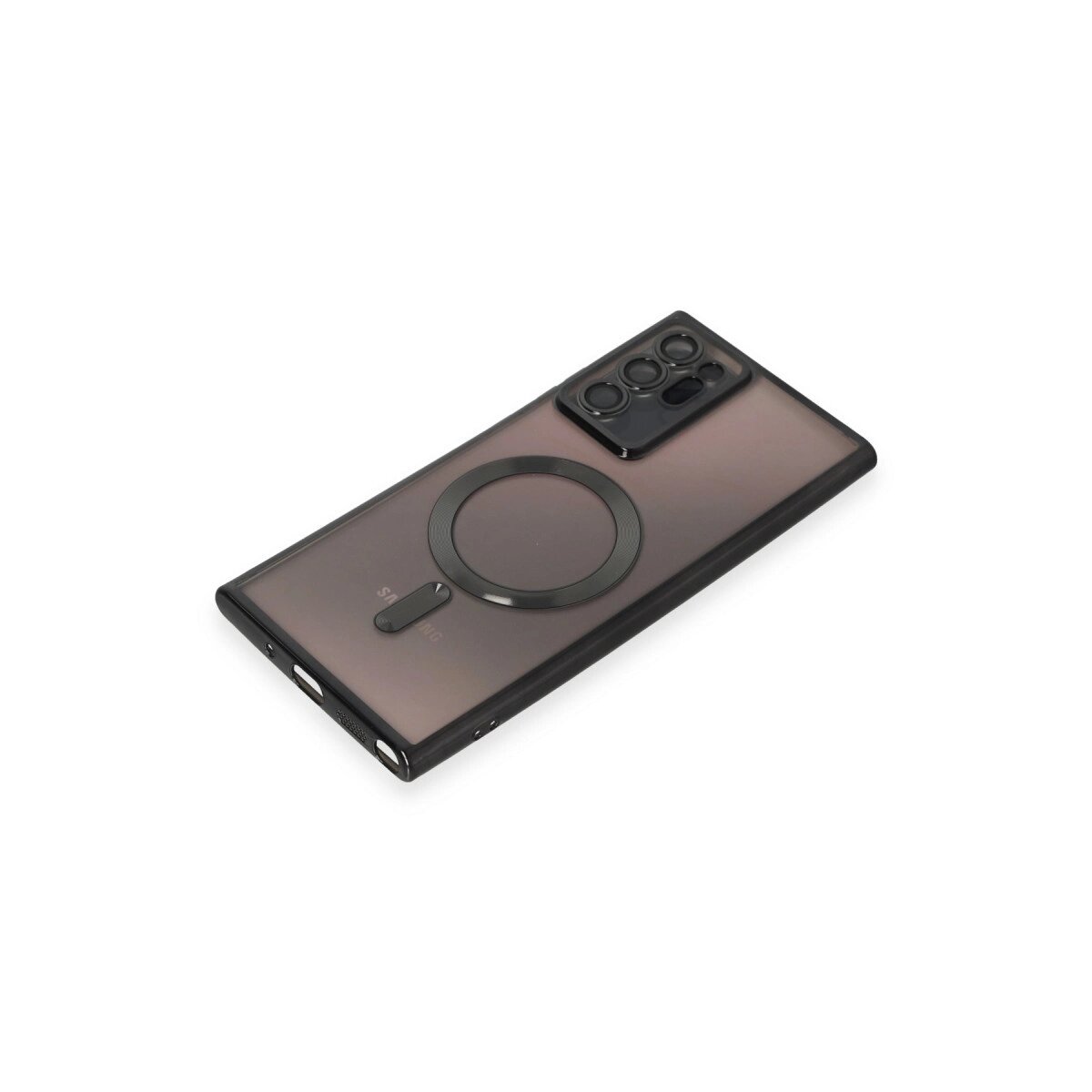 Samsung Galaxy Note 20 Ultra Kılıf Kross Magneticsafe Kapak - Siyah