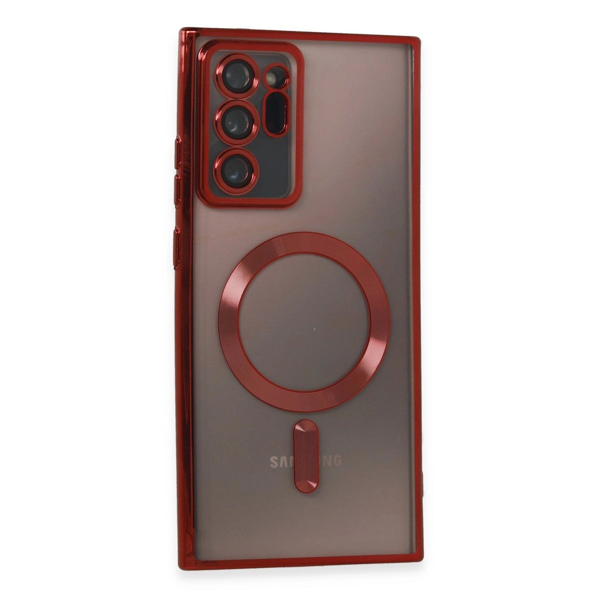 Samsung Galaxy Note 20 Ultra Kılıf Kross Magneticsafe Kapak - Kırmızı Samsung Galaxy Note 20 Ultra Kılıf Kross Magneticsafe Kapak - Kırmızı