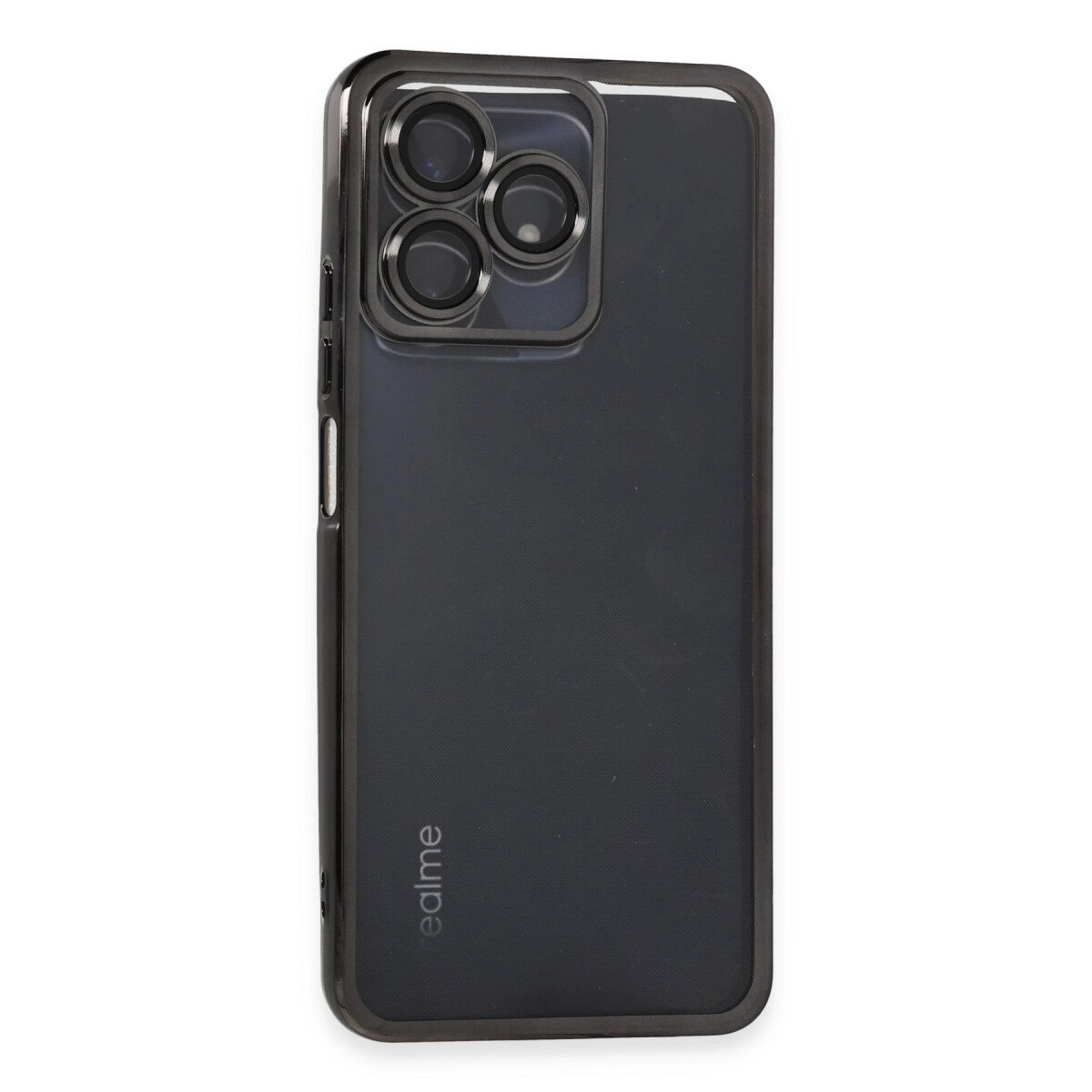 Realme C53 Kılıf Razer Lensli Silikon - Siyah Realme C53 Kılıf Razer Lensli Silikon - Siyah