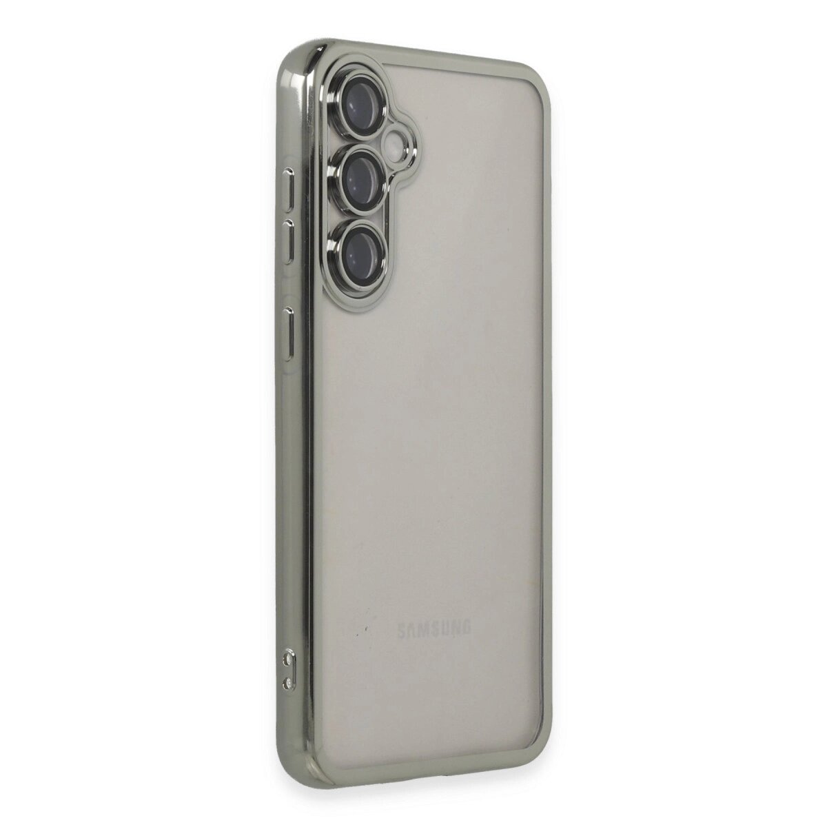Samsung Galaxy S23 Fe Kılıf Razer Lensli Silikon - Gümüş Samsung Galaxy S23 Fe Kılıf Razer Lensli Silikon - Gümüş