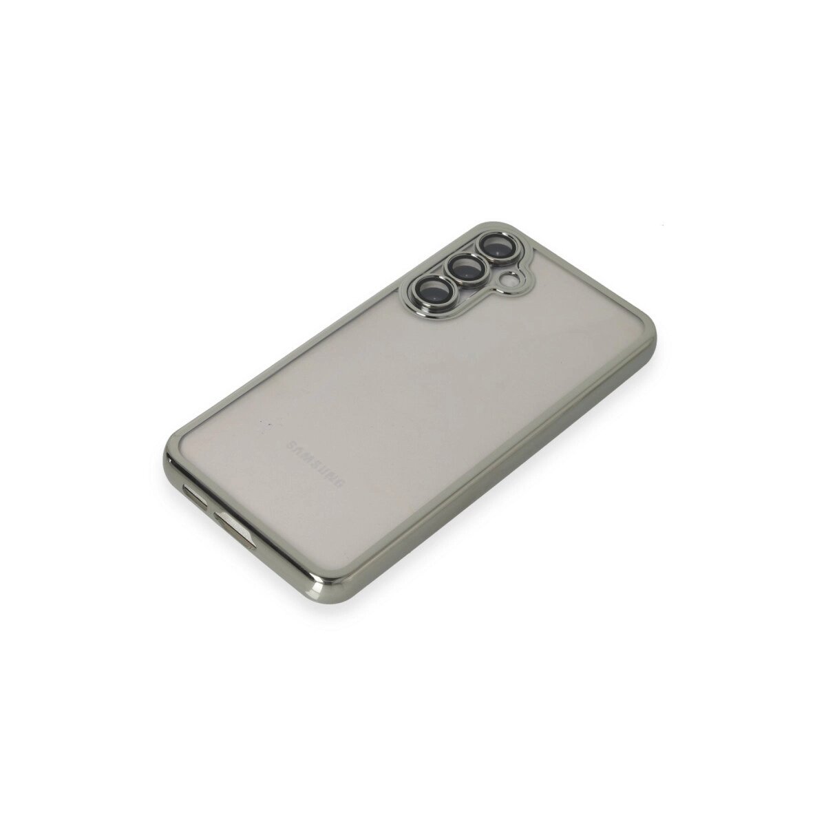 Samsung Galaxy S23 Fe Kılıf Razer Lensli Silikon - Gümüş Samsung Galaxy S23 Fe Kılıf Razer Lensli Silikon - Gümüş