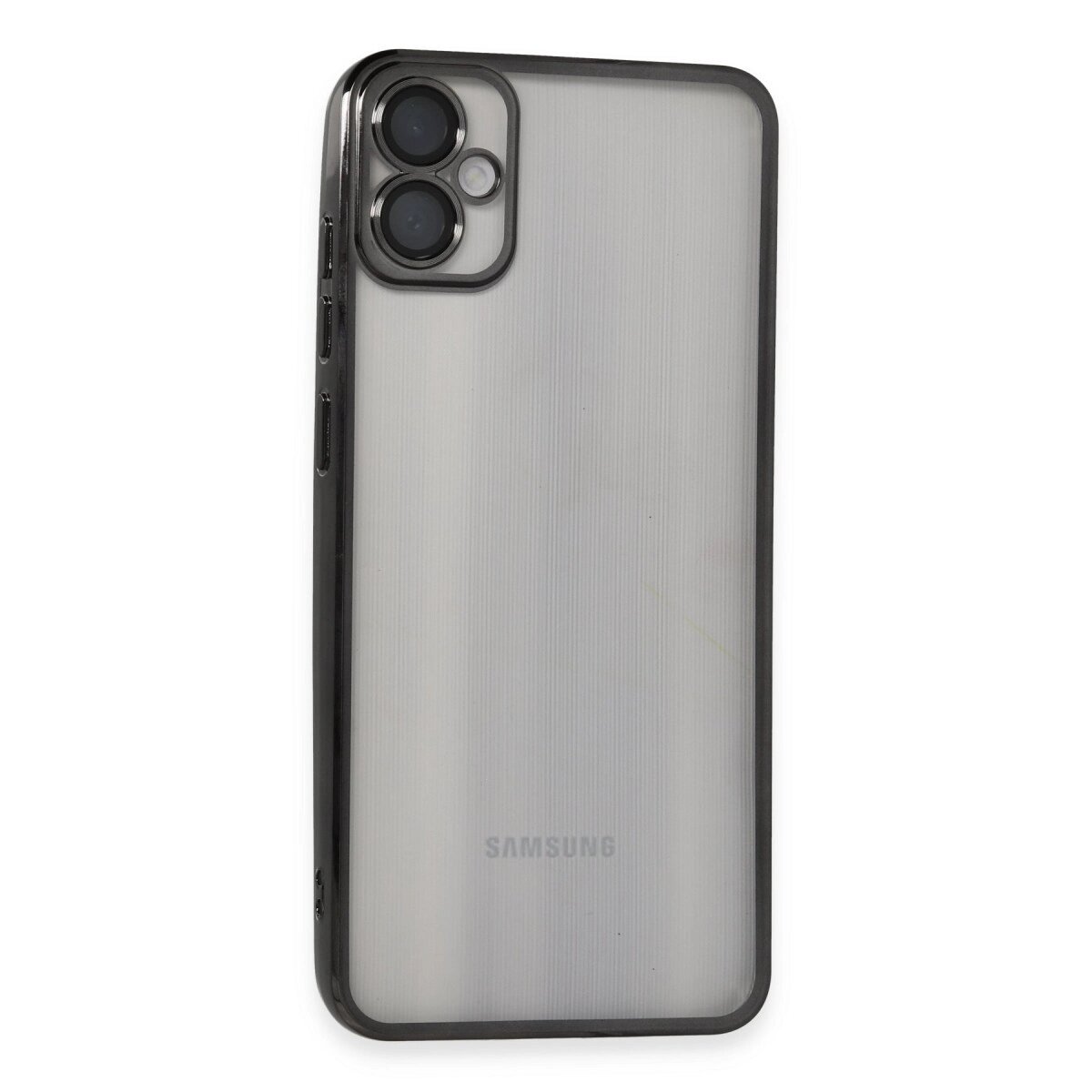 Galaxy A05 Kılıf  Lensli  - Siyah