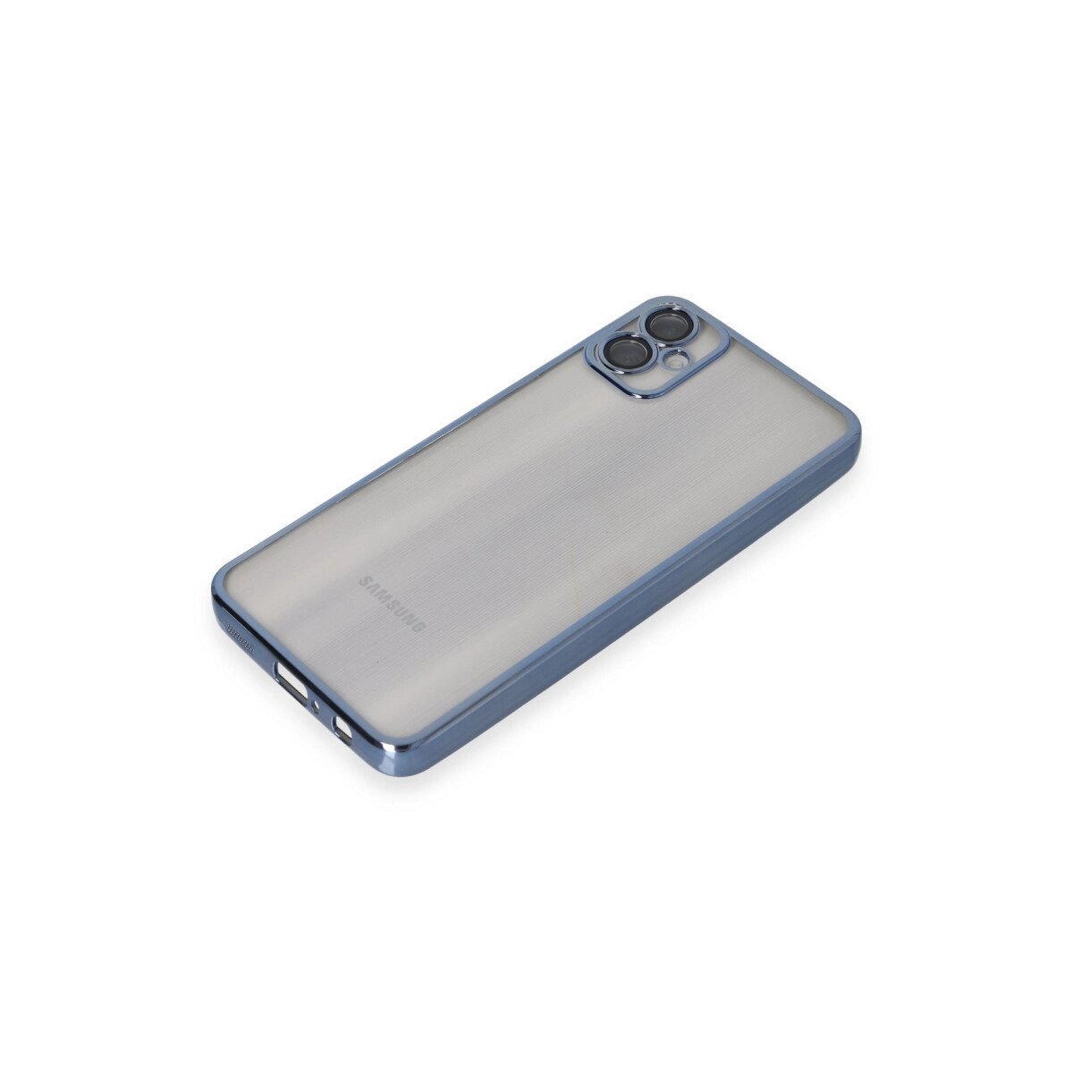 Samsung Galaxy A05 Kılıf Razer Lensli Silikon - Lacivert