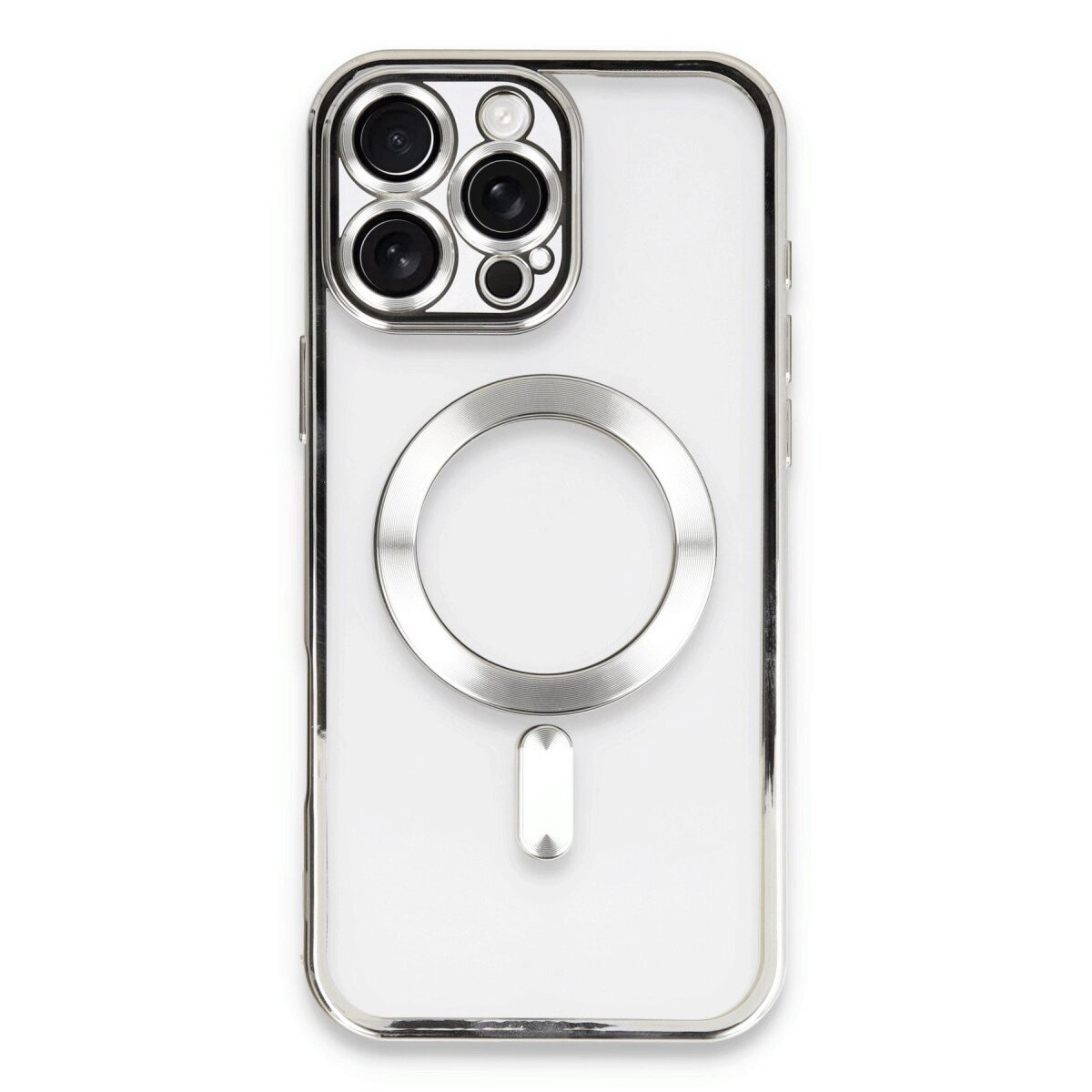 Apple İphone 16 Pro Kılıf Kross Magneticsafe Kapak - Gümüş Apple İphone 16 Pro Kılıf Kross Magneticsafe Kapak - Gümüş