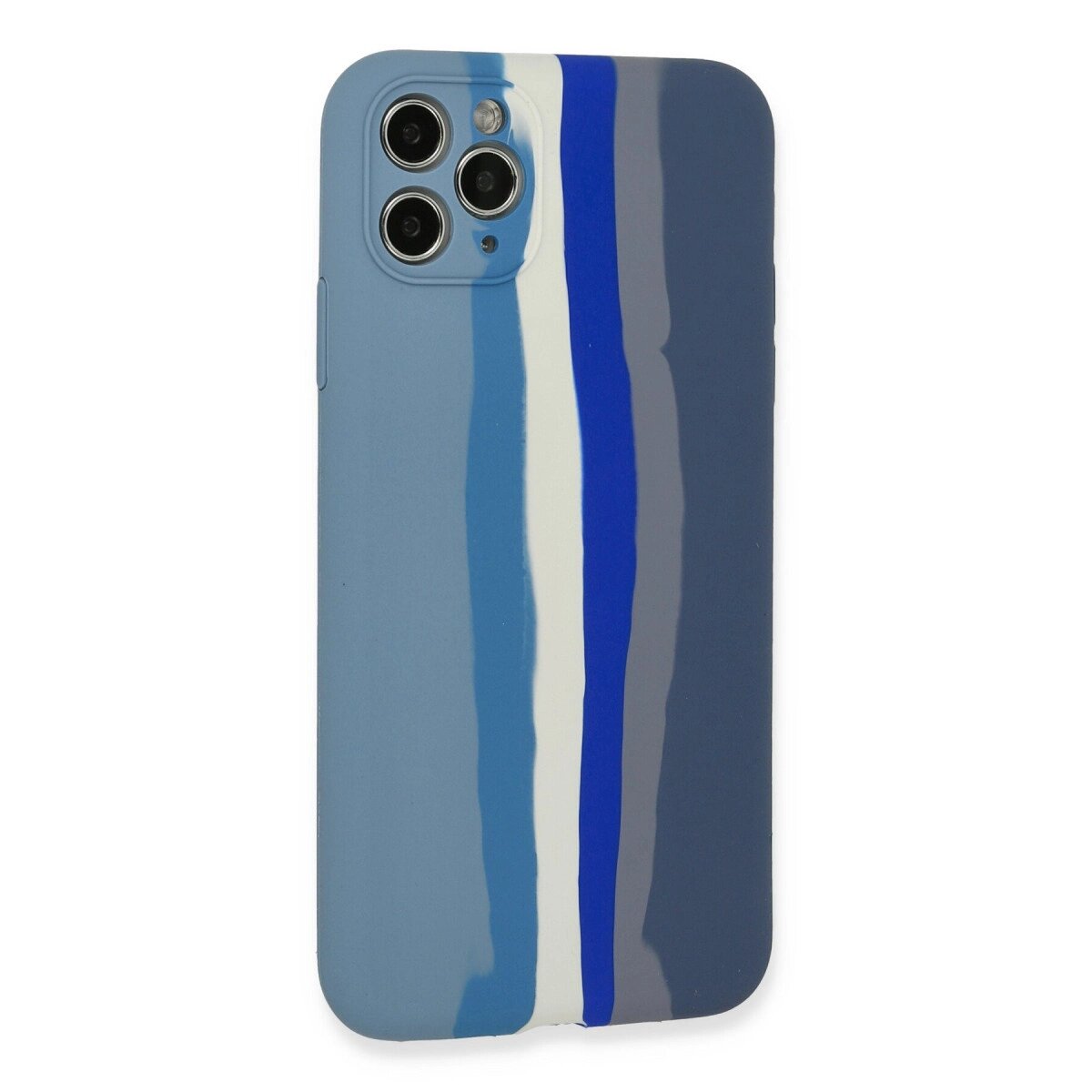 Apple İphone 11 Pro Kılıf Ebruli Lansman Silikon - Mavi-gri Apple İphone 11 Pro Kılıf Ebruli Lansman Silikon - Mavi-gri