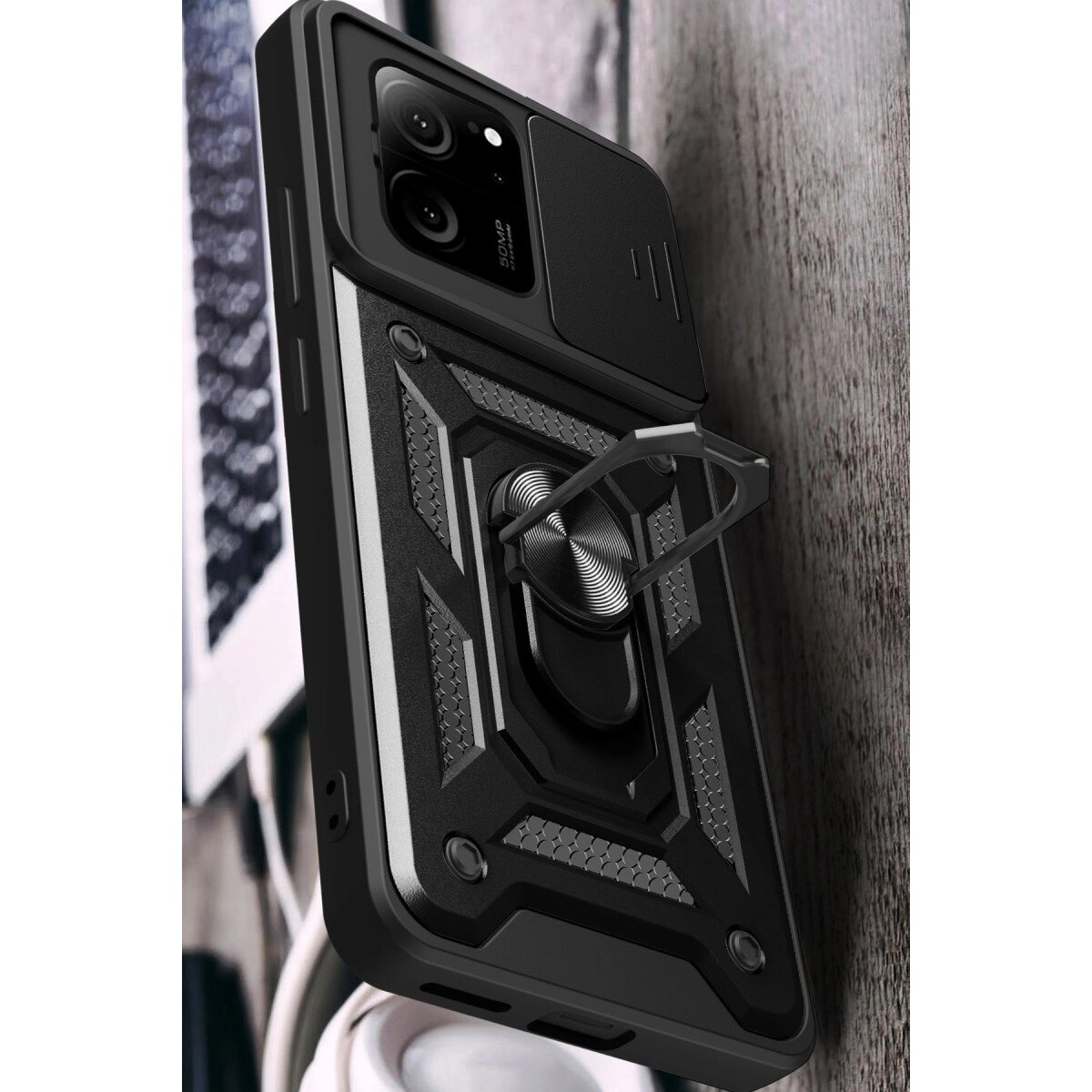 Xiaomi Mi 13t Pro Kılıf Pars Lens Yüzüklü Silikon - Kırmızı Xiaomi Mi 13t Pro Kılıf Pars Lens Yüzüklü Silikon - Kırmızı
