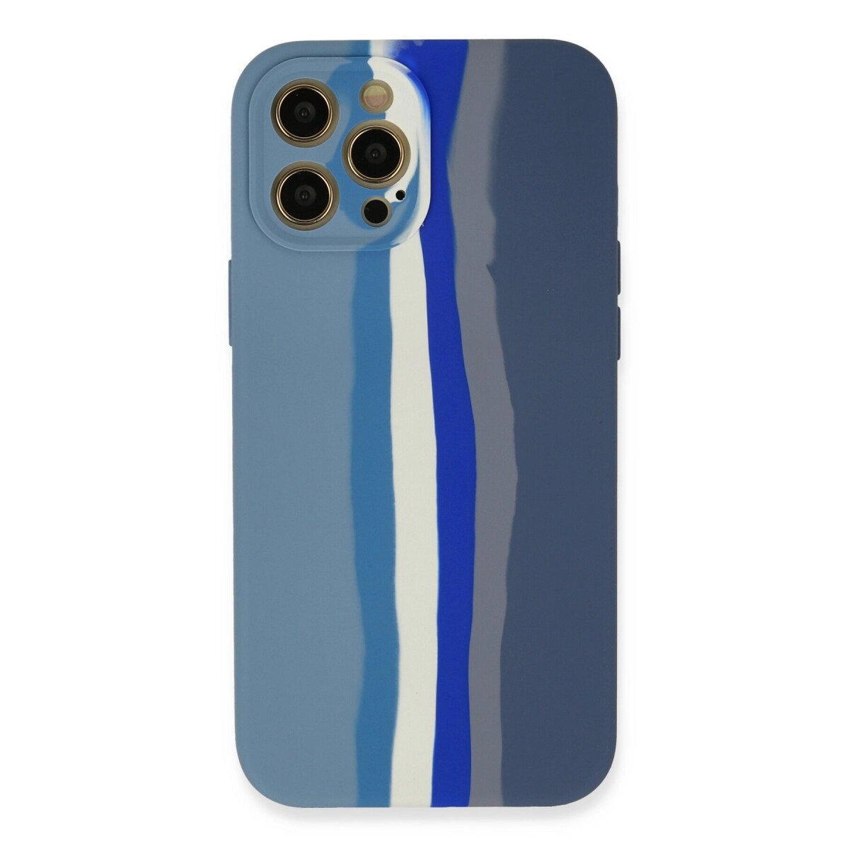 Apple İphone 12 Pro Kılıf Ebruli Lansman Silikon - Mavi-gri Apple İphone 12 Pro Kılıf Ebruli Lansman Silikon - Mavi-gri