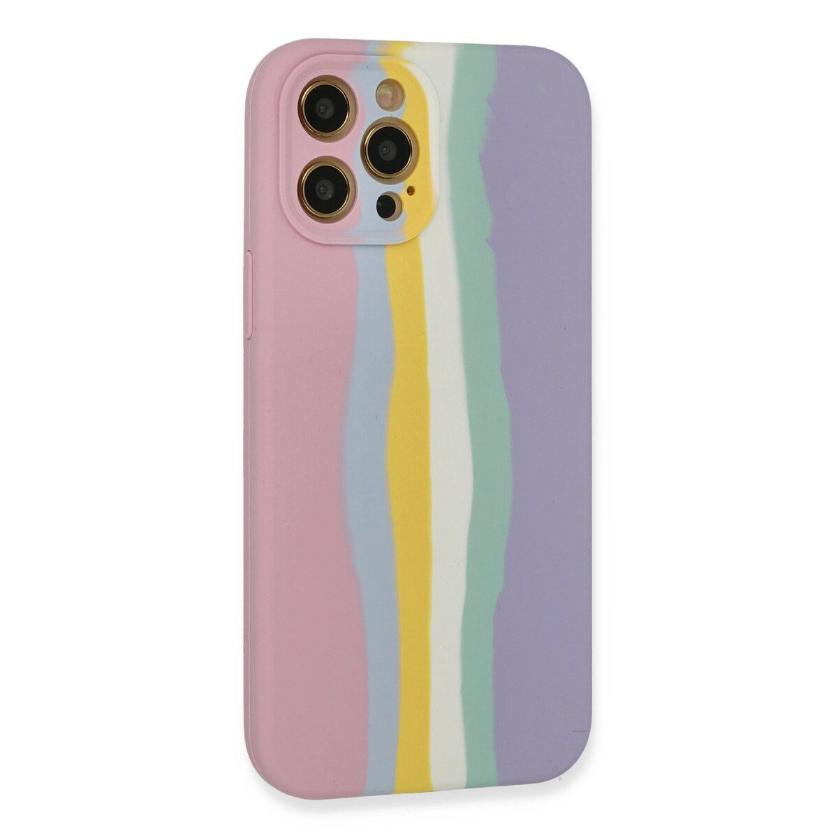 Apple İphone 12 Pro Max Kılıf Ebruli Lansman Silikon - Pembe-lila Apple İphone 12 Pro Max Kılıf Ebruli Lansman Silikon - Pembe-lila
