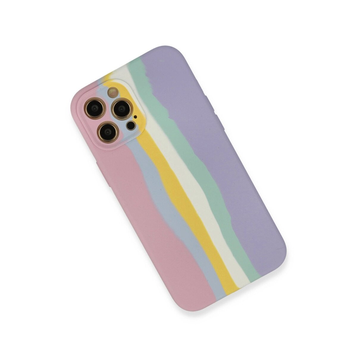 Apple İphone 12 Pro Max Kılıf Ebruli Lansman Silikon - Pembe-lila Apple İphone 12 Pro Max Kılıf Ebruli Lansman Silikon - Pembe-lila