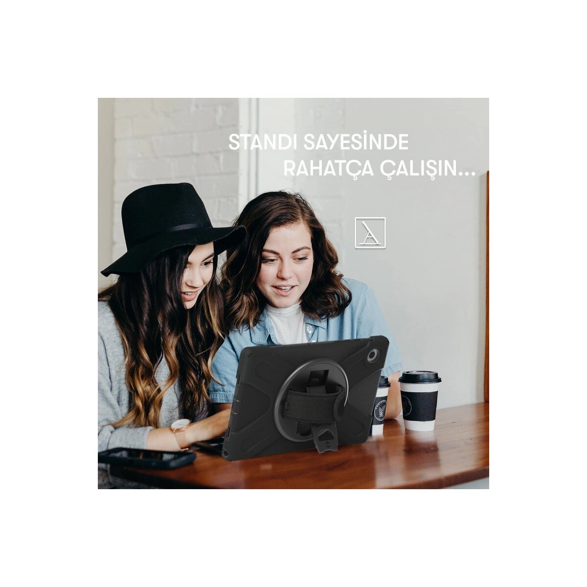 Samsung Galaxy Tab A9 Kılıf Amazing Tablet Kapak - Siyah Samsung Galaxy Tab A9 Kılıf Amazing Tablet Kapak - Siyah