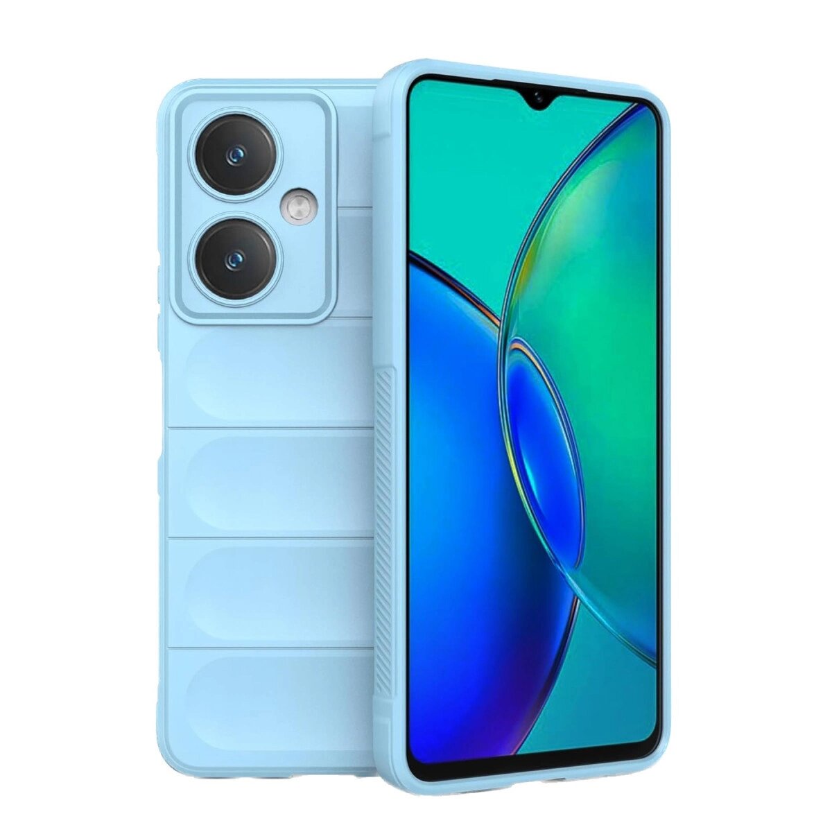 Vivo Y27 Kılıf Optimum Silikon - Sky Blue Vivo Y27 Kılıf Optimum Silikon - Sky Blue