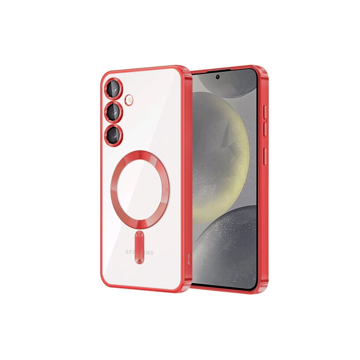 Samsung Galaxy S24 Plus Kılıf Kross Magneticsafe Kapak - Kırmızı Samsung Galaxy S24 Plus Kılıf Kross Magneticsafe Kapak - Kırmızı