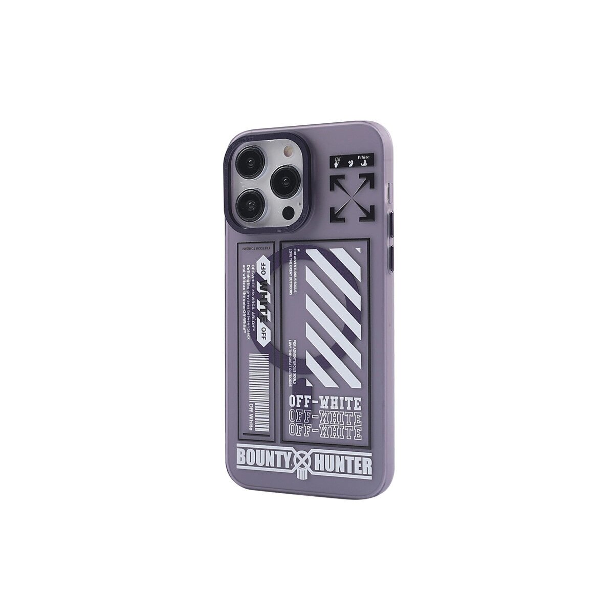 Apple İphone 14 Pro Kılıf Apollo Magneticsafe Desenli Kapak - Apollo Mor - 1