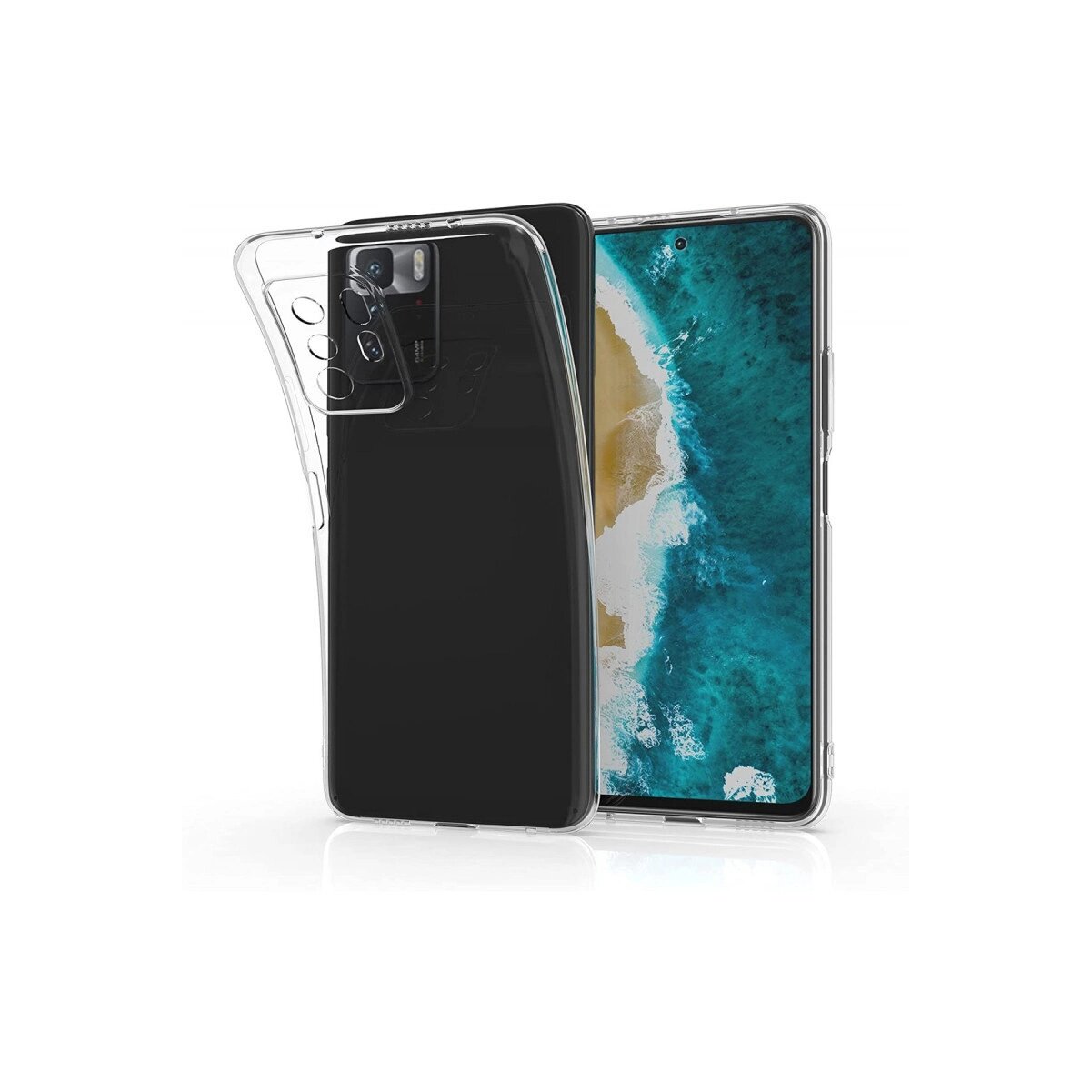 Xiaomi Poco X3 Gt Kılıf Lüx Şeffaf Silikon Xiaomi Poco X3 Gt Kılıf Lüx Şeffaf Silikon
