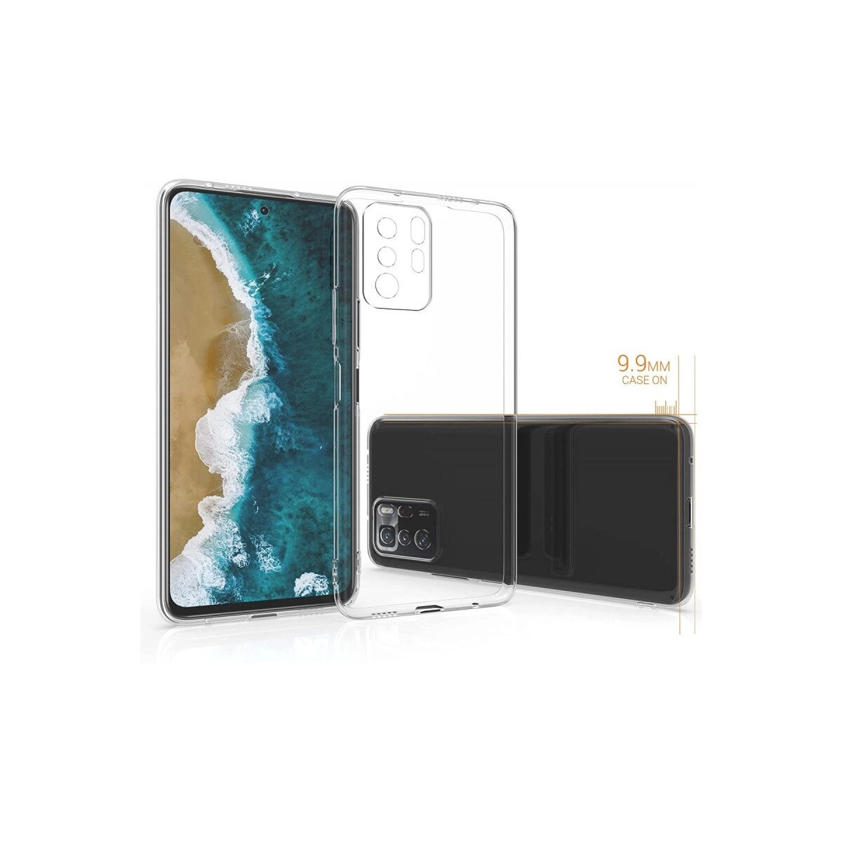Xiaomi Poco X3 Gt Kılıf Lüx Şeffaf Silikon Xiaomi Poco X3 Gt Kılıf Lüx Şeffaf Silikon