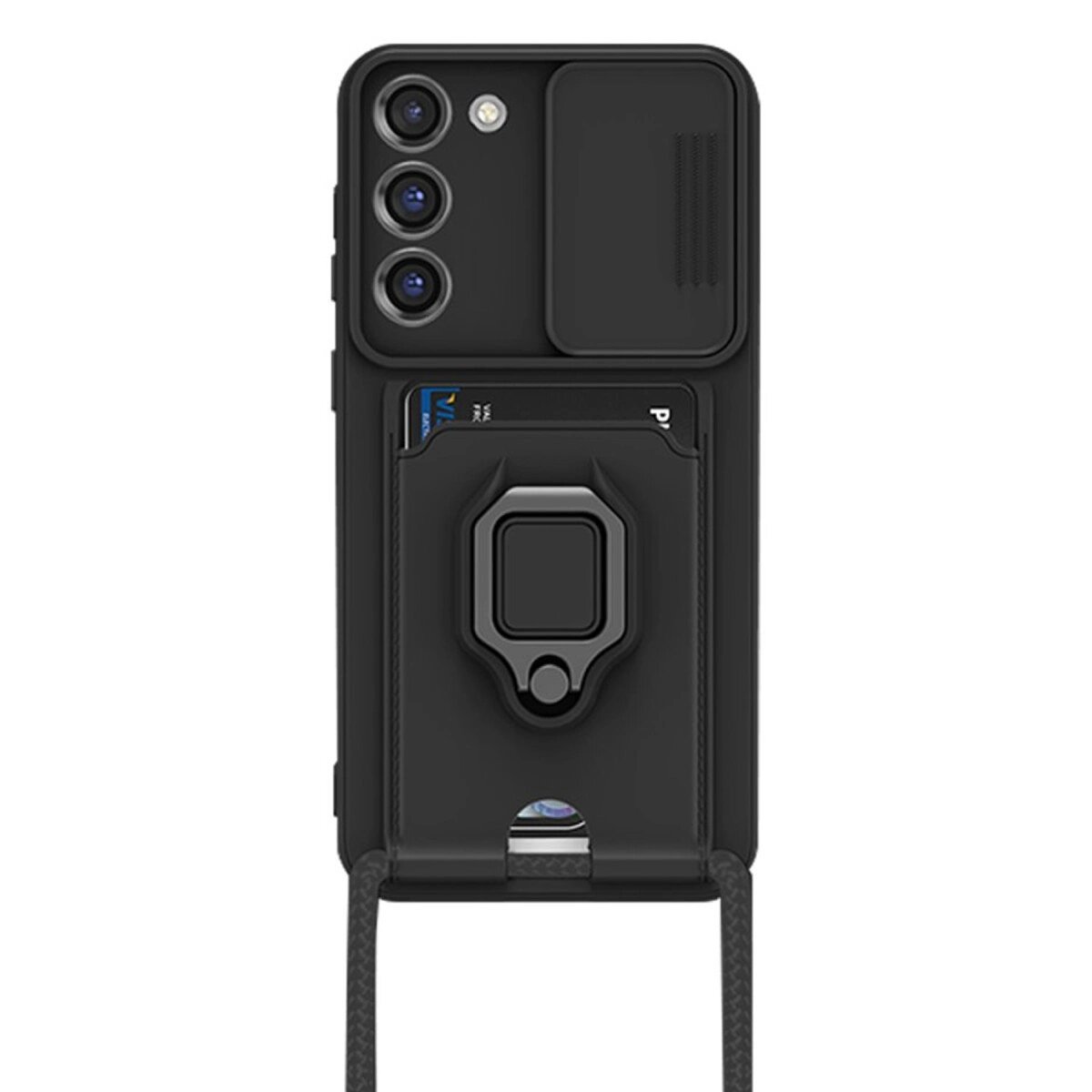 Samsung Galaxy S23 Plus Kılıf Zuma Kartvizitli Yüzüklü Silikon - Siyah Samsung Galaxy S23 Plus Kılıf Zuma Kartvizitli Yüzüklü Silikon - Siyah