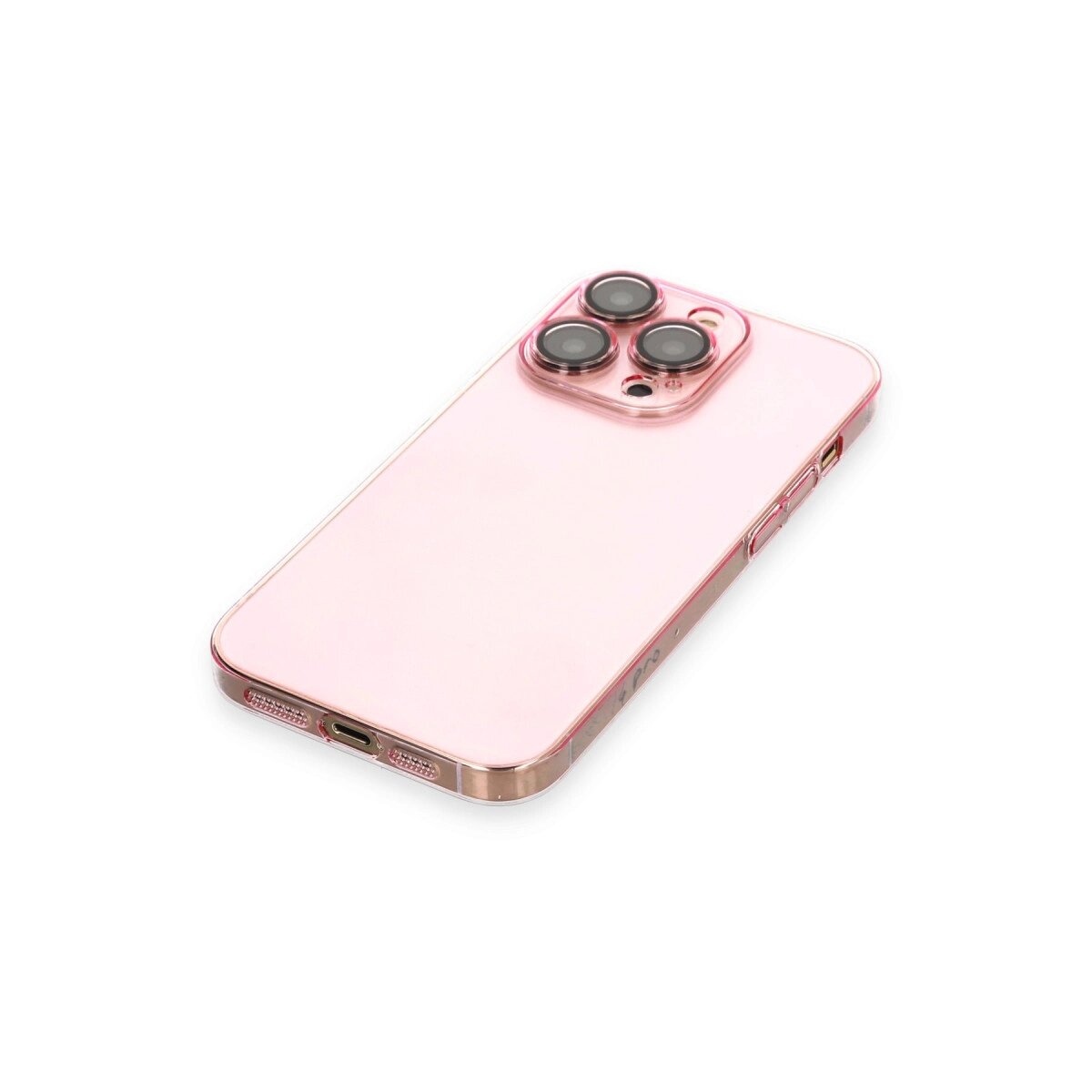 Apple İphone 13 Pro Max Kılıf Armada Lensli Kapak - Rose Gold Apple İphone 13 Pro Max Kılıf Armada Lensli Kapak - Rose Gold