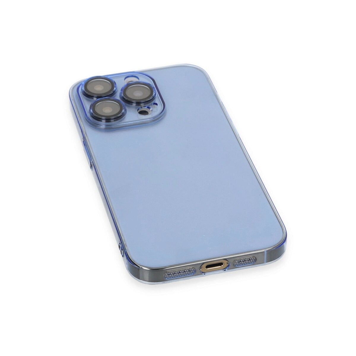 Apple İphone 14 Pro Max Kılıf Armada Lensli Kapak - Sierra Blue