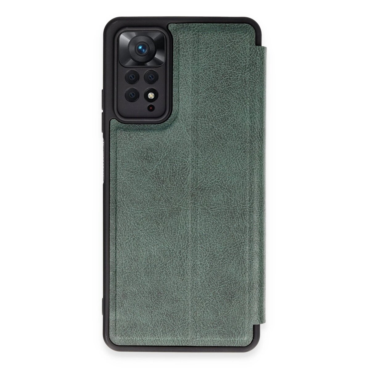 Xiaomi Redmi Note 12 Pro 4g Kılıf Flip Cover - Koyu Yeşil Xiaomi Redmi Note 12 Pro 4g Kılıf Flip Cover - Koyu Yeşil