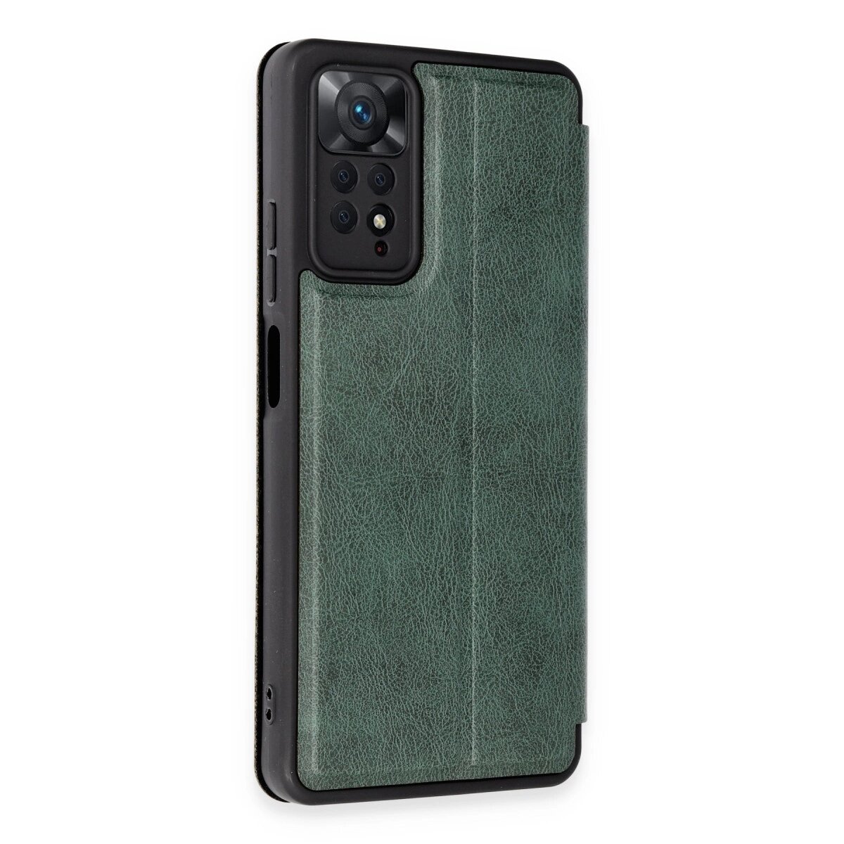 Xiaomi Redmi Note 12 Pro 4g Kılıf Flip Cover - Koyu Yeşil Xiaomi Redmi Note 12 Pro 4g Kılıf Flip Cover - Koyu Yeşil