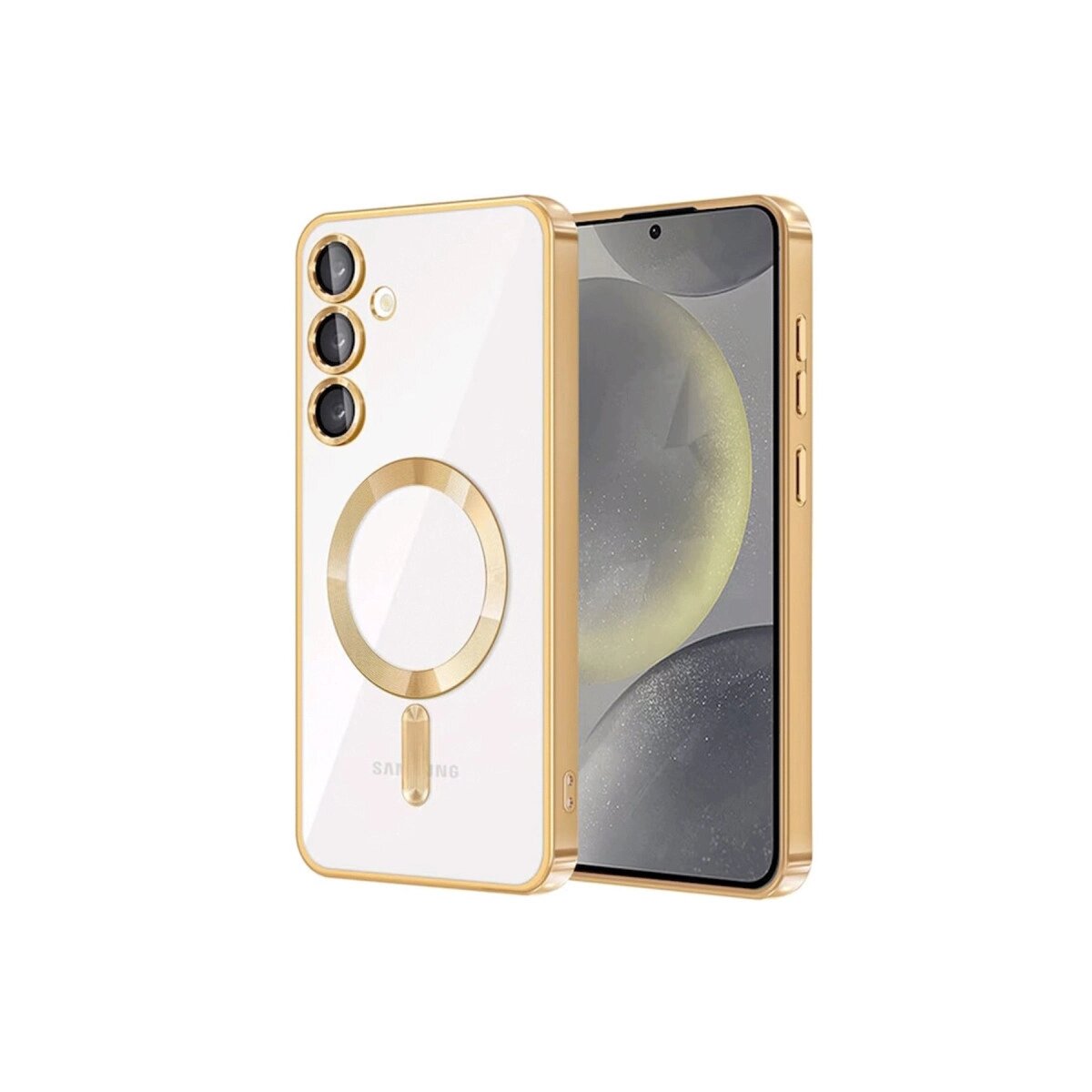 Samsung Galaxy S23 Plus Kılıf Kross Magneticsafe Kapak - Gold Samsung Galaxy S23 Plus Kılıf Kross Magneticsafe Kapak - Gold