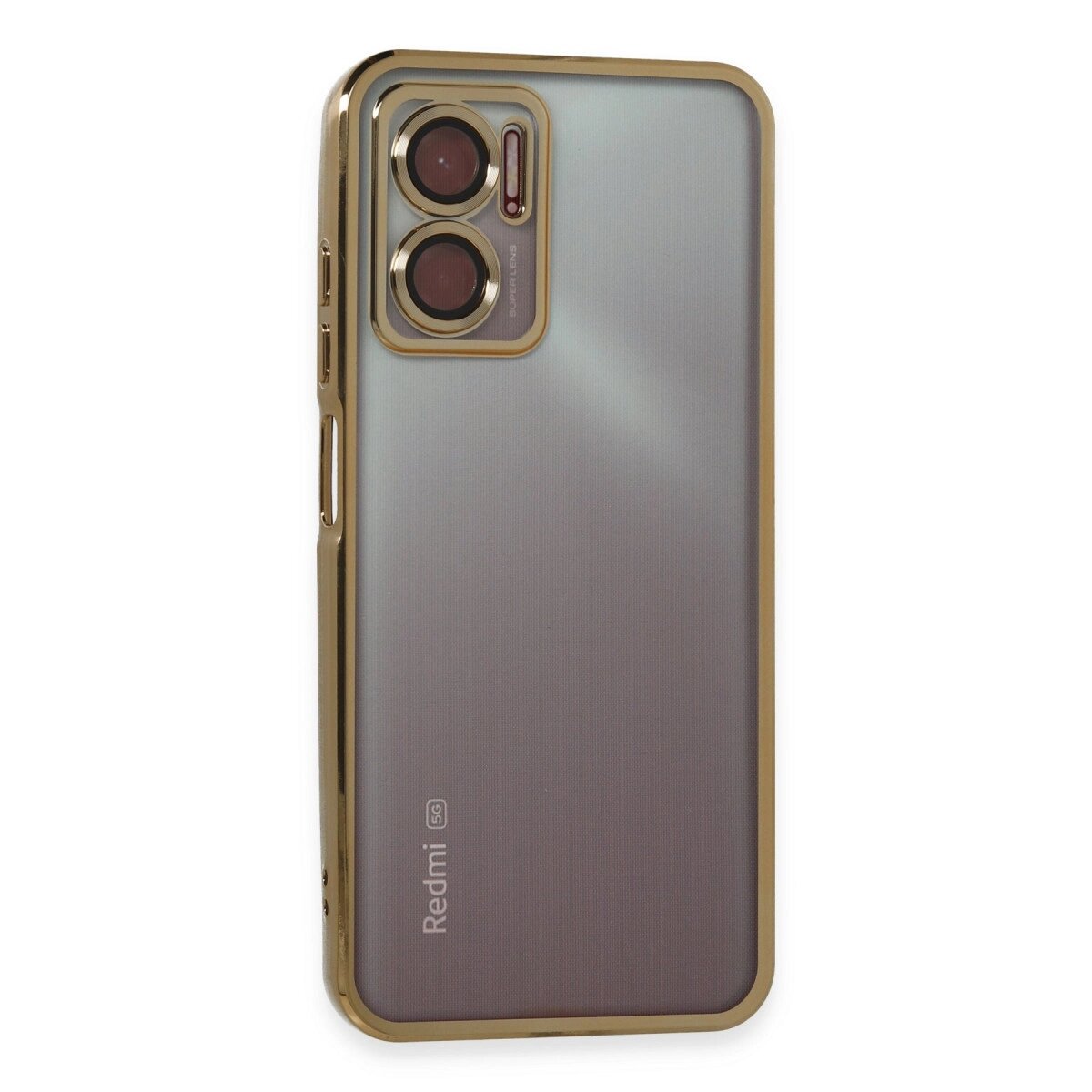 10 5g Kılıf  Lensli  - Gold