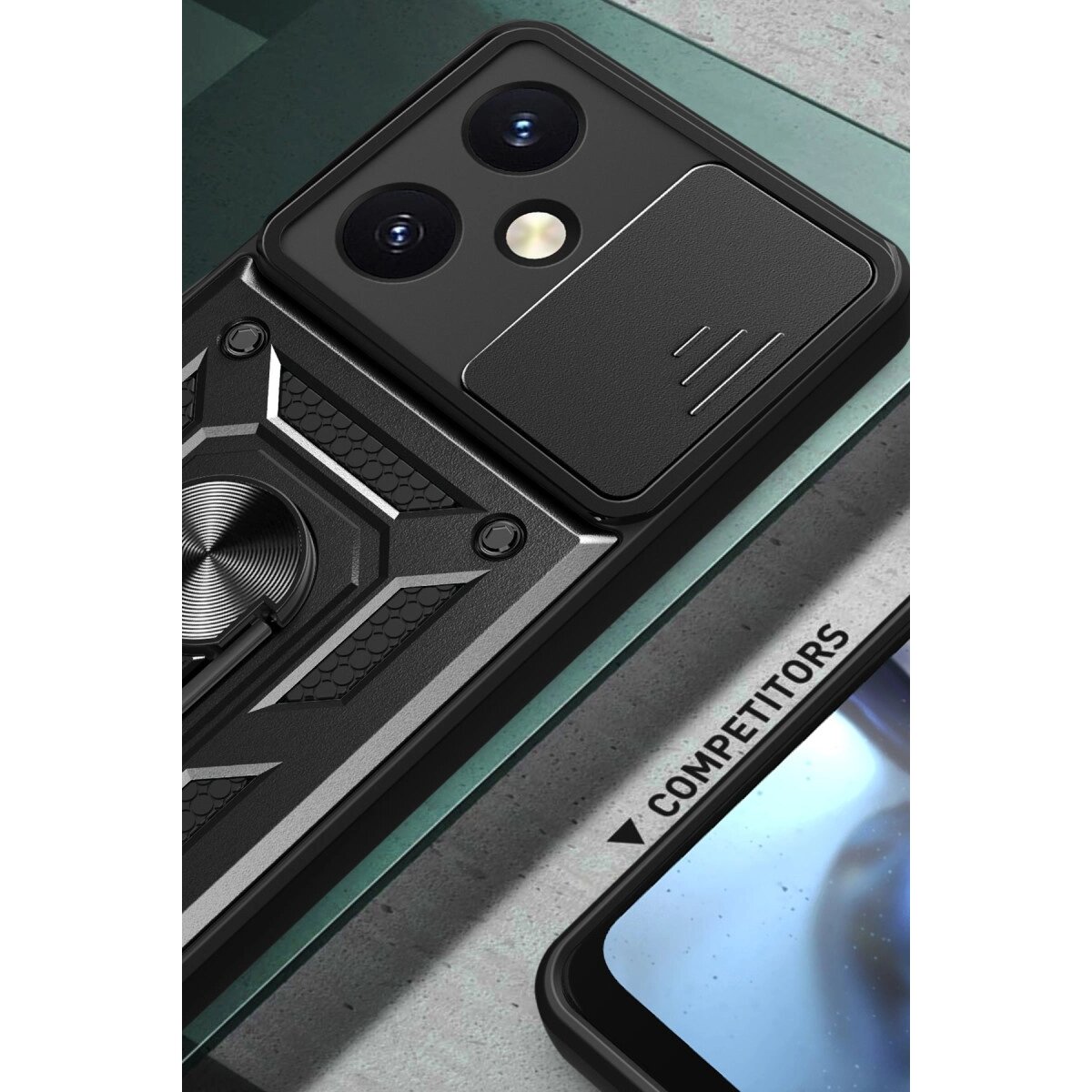 Vivo Y27 Kılıf Pars Lens Yüzüklü Silikon - Gümüş Vivo Y27 Kılıf Pars Lens Yüzüklü Silikon - Gümüş