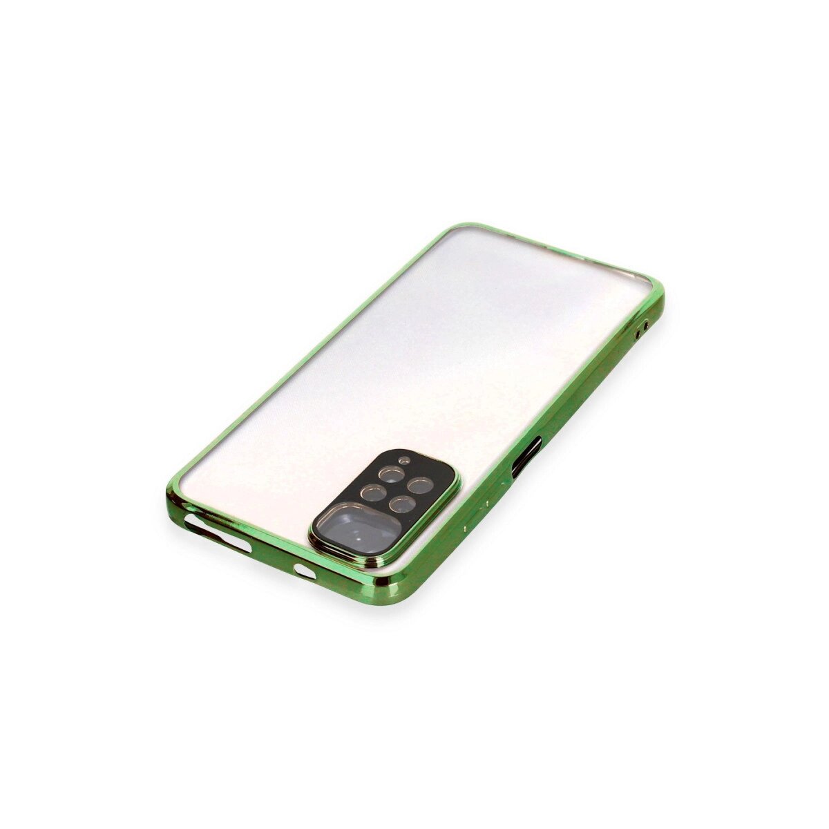 Xiaomi Redmi Note 11 Kılıf Razer Lensli Silikon - Yeşil Xiaomi Redmi Note 11 Kılıf Razer Lensli Silikon - Yeşil