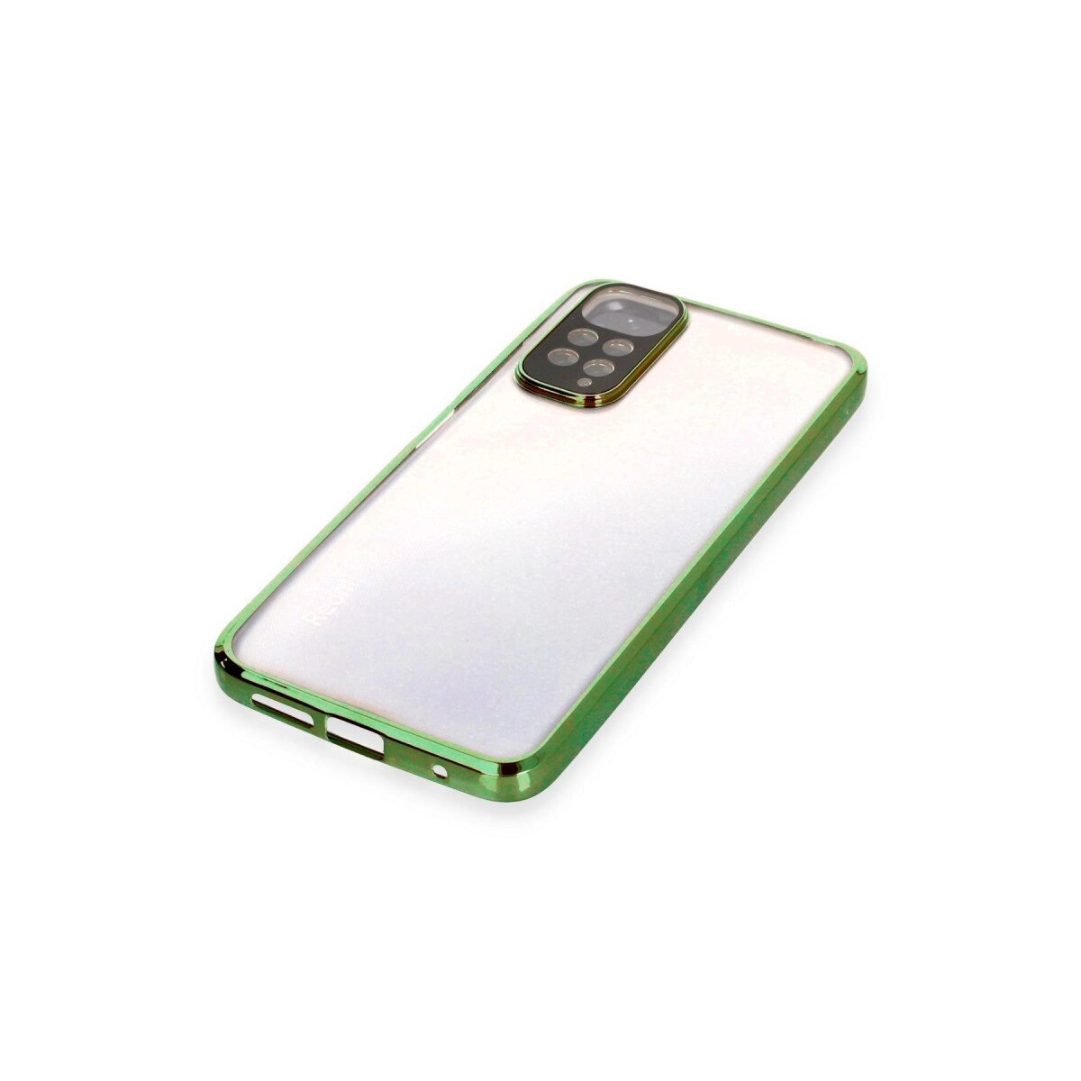 Xiaomi Redmi Note 11 Kılıf Razer Lensli Silikon - Yeşil Xiaomi Redmi Note 11 Kılıf Razer Lensli Silikon - Yeşil