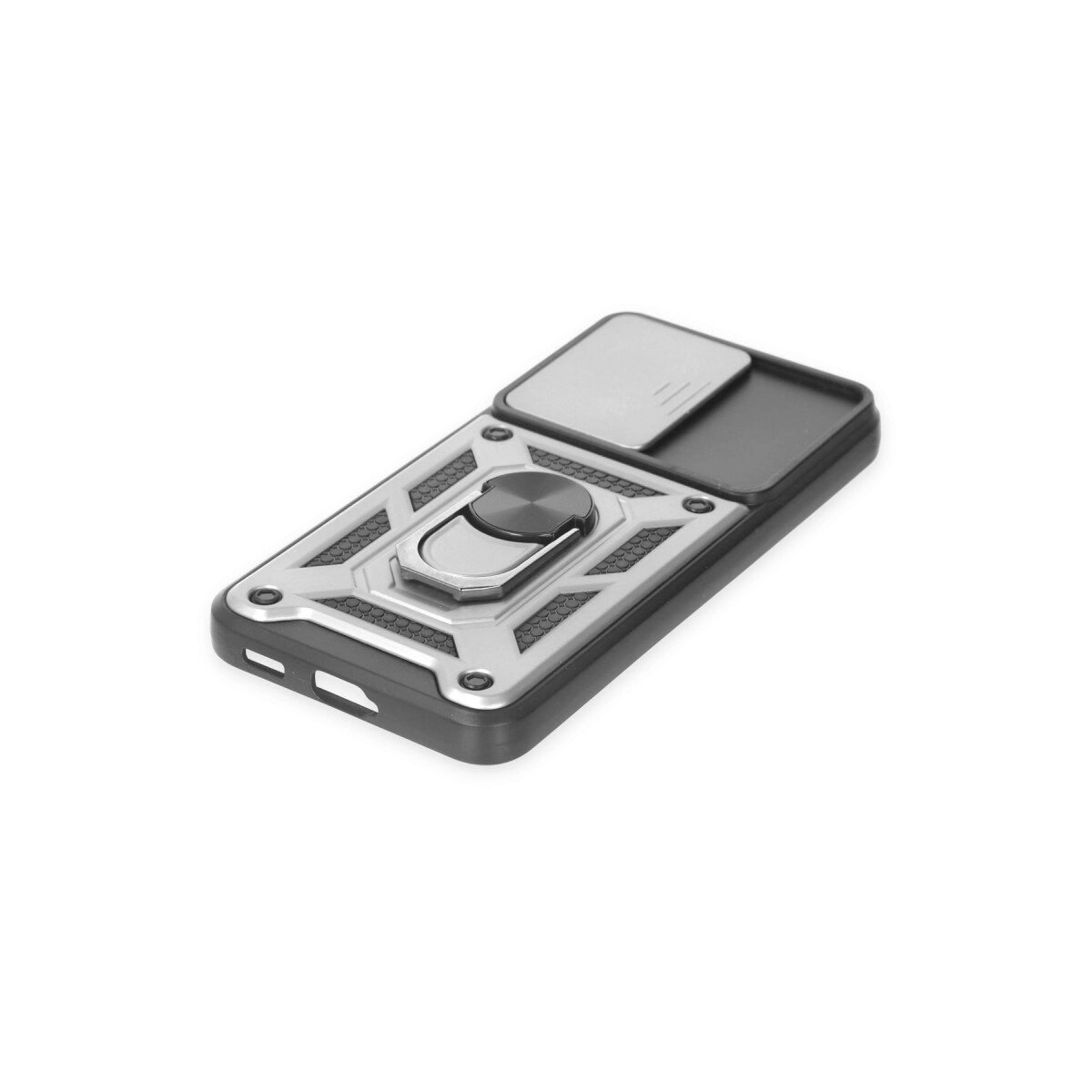 Samsung Galaxy S24 Kılıf Pars Lens Yüzüklü Silikon - Gümüş Samsung Galaxy S24 Kılıf Pars Lens Yüzüklü Silikon - Gümüş