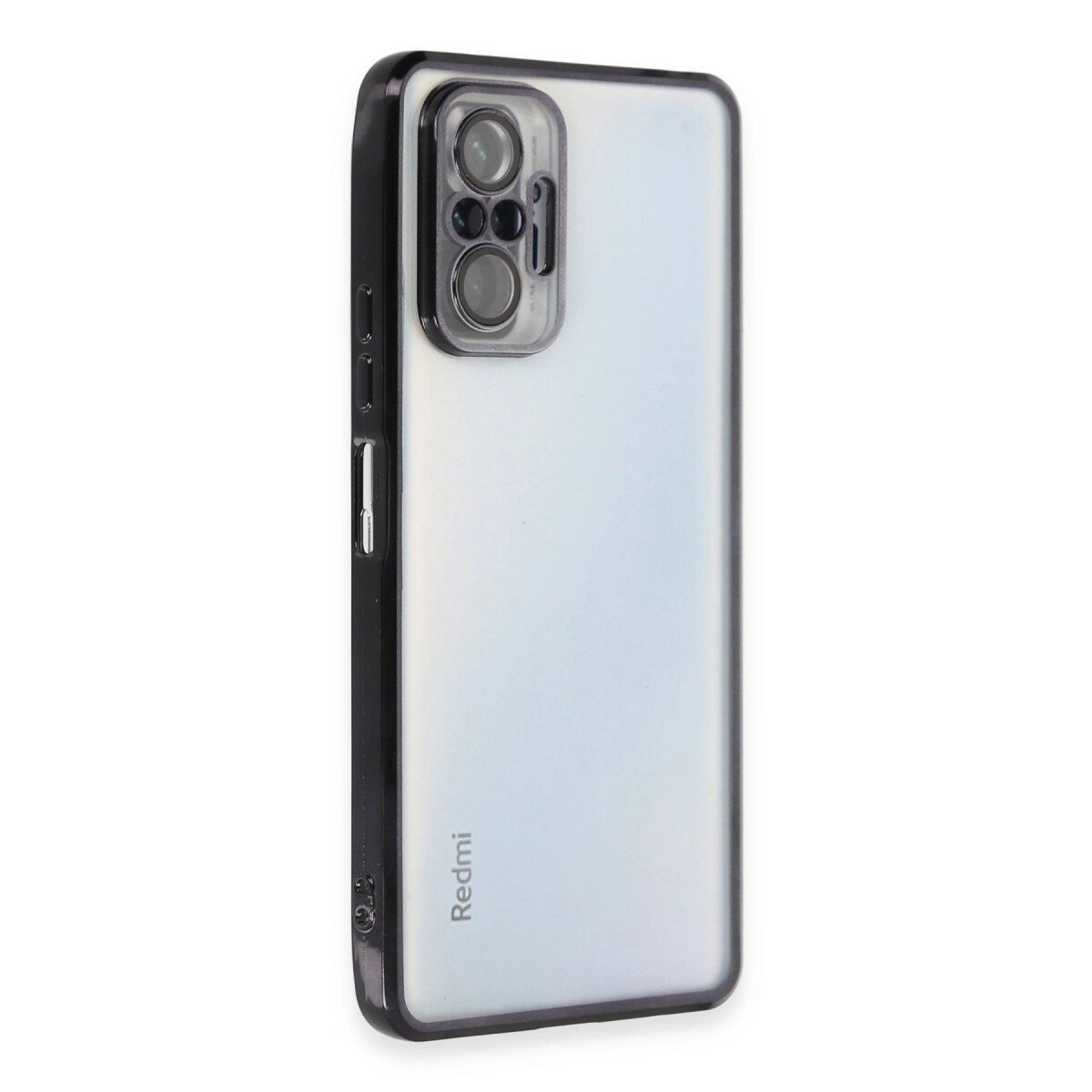Xiaomi Redmi Note 10 Pro Kılıf Razer Lensli Silikon - Siyah Xiaomi Redmi Note 10 Pro Kılıf Razer Lensli Silikon - Siyah